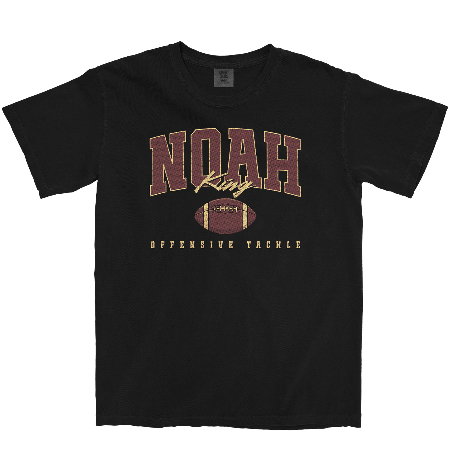 NOAH KING RETRO BLACK TEE