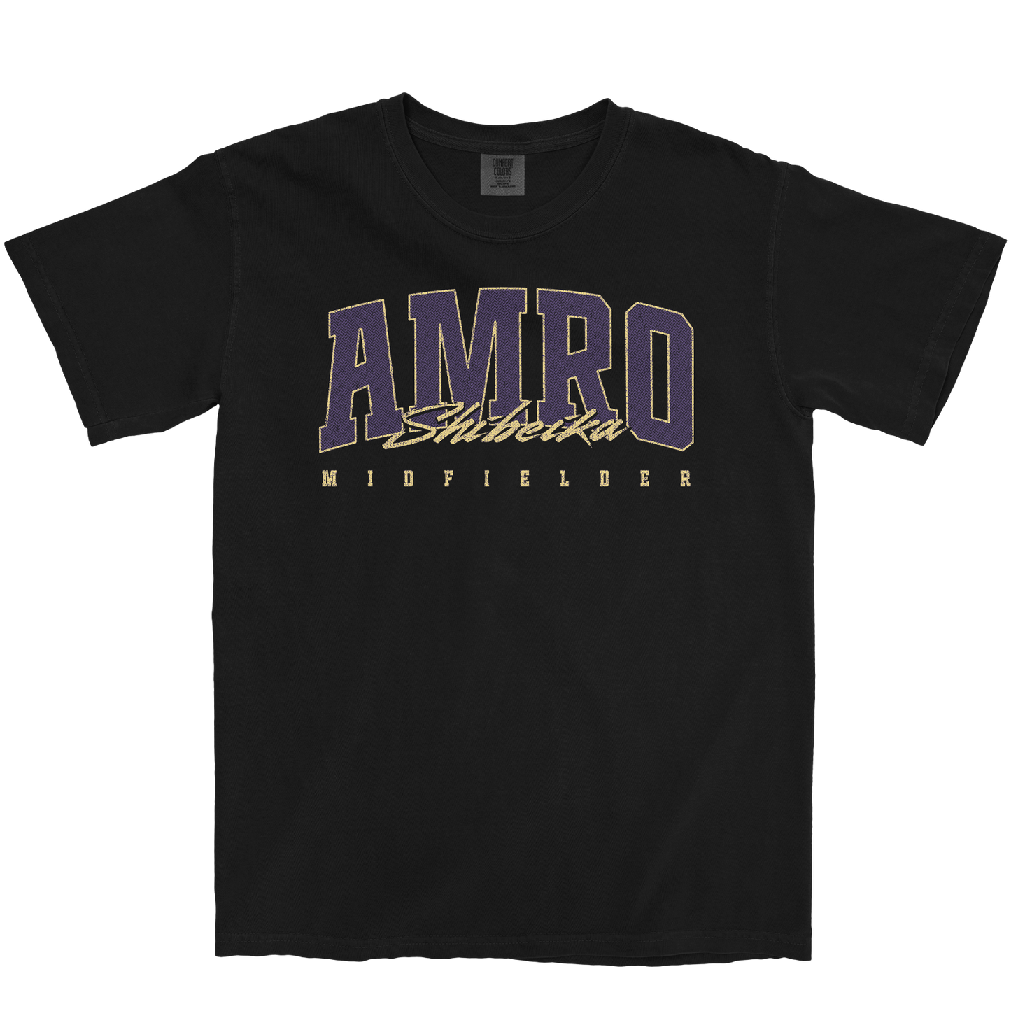 AMRO SHIBEIKA RETRO BLACK TEE