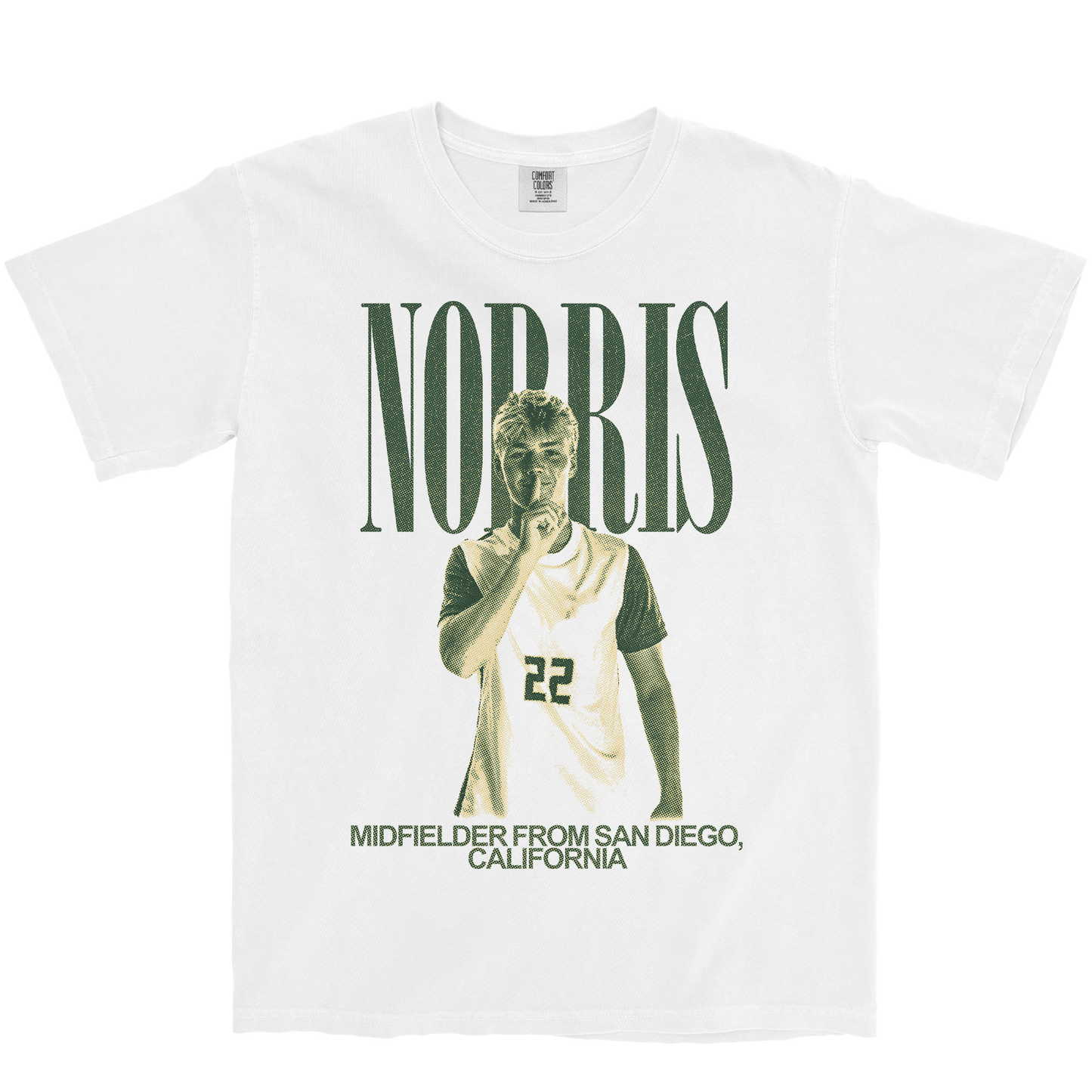 BEN NORRIS VINTAGE WHITE TEE