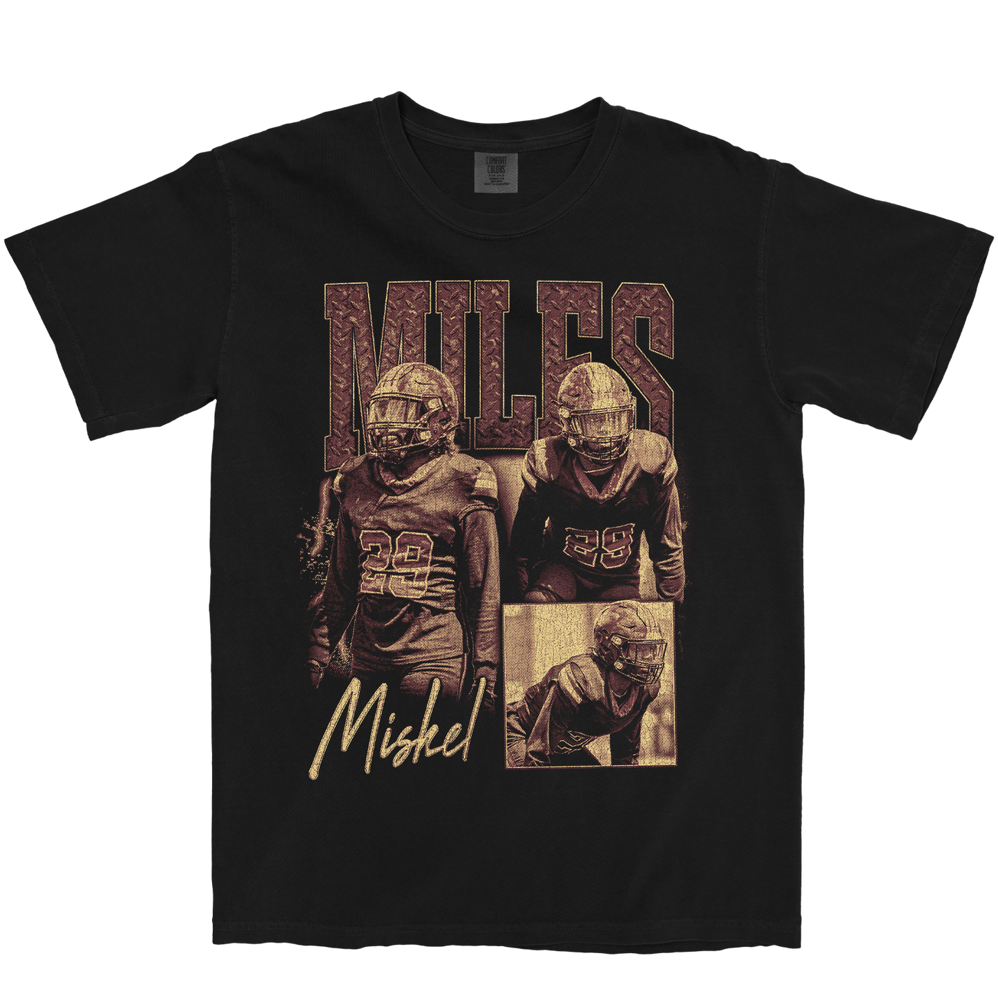 MILES MISKEL GRAPHIC BLACK TEE