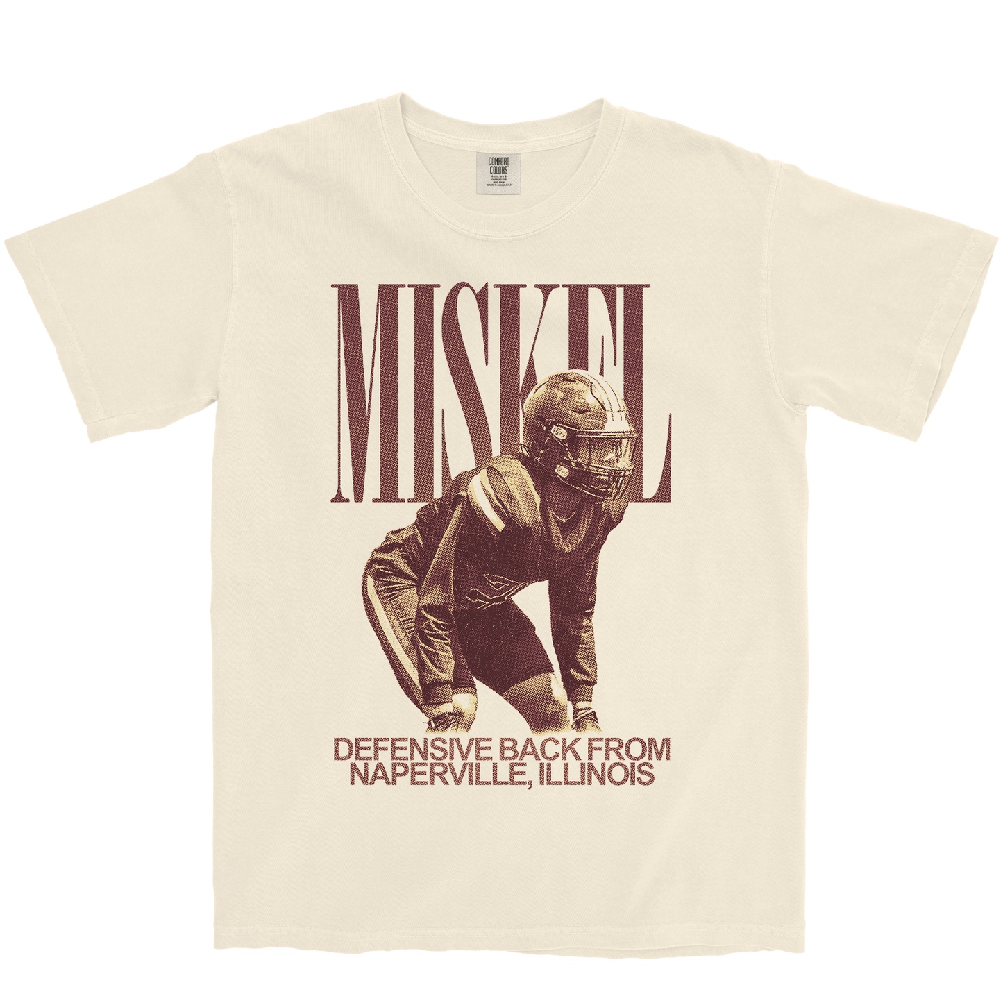 MILES MISKEL VINTAGE IVORY TEE