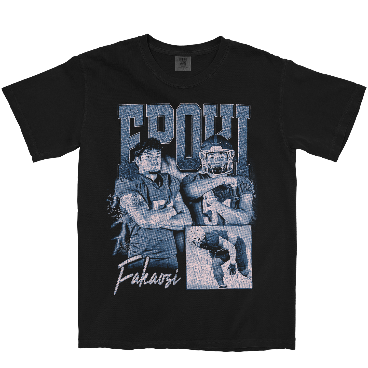 EPOKI FAKAOSI GRAPHIC BLACK TEE