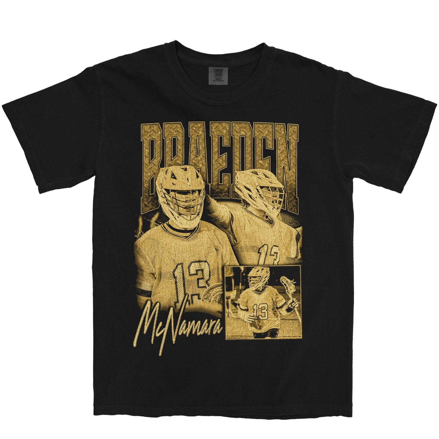 BRAEDEN MCNAMARA GRAPHIC BLACK TEE