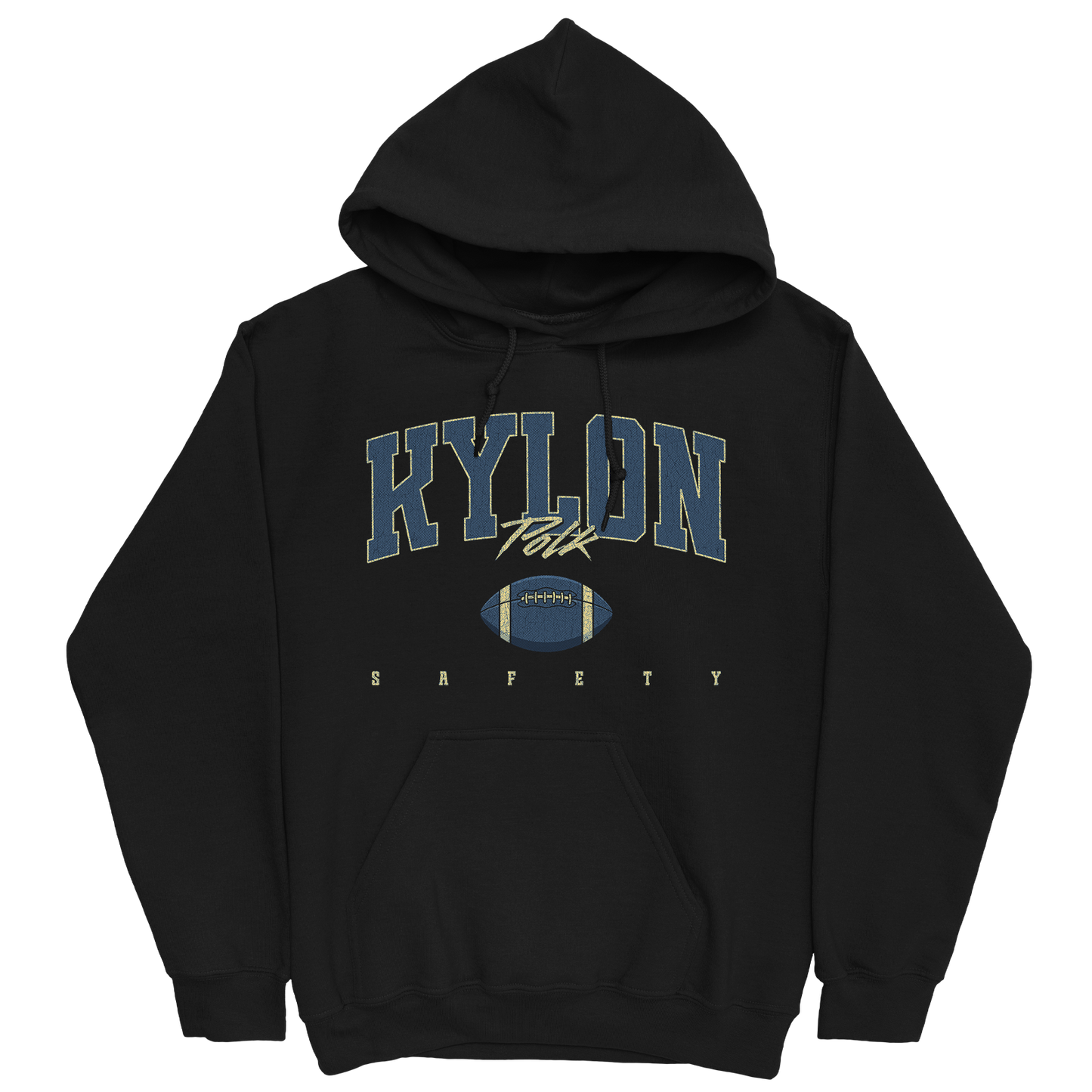 KYLON POLK RETRO BLACK HOODIE