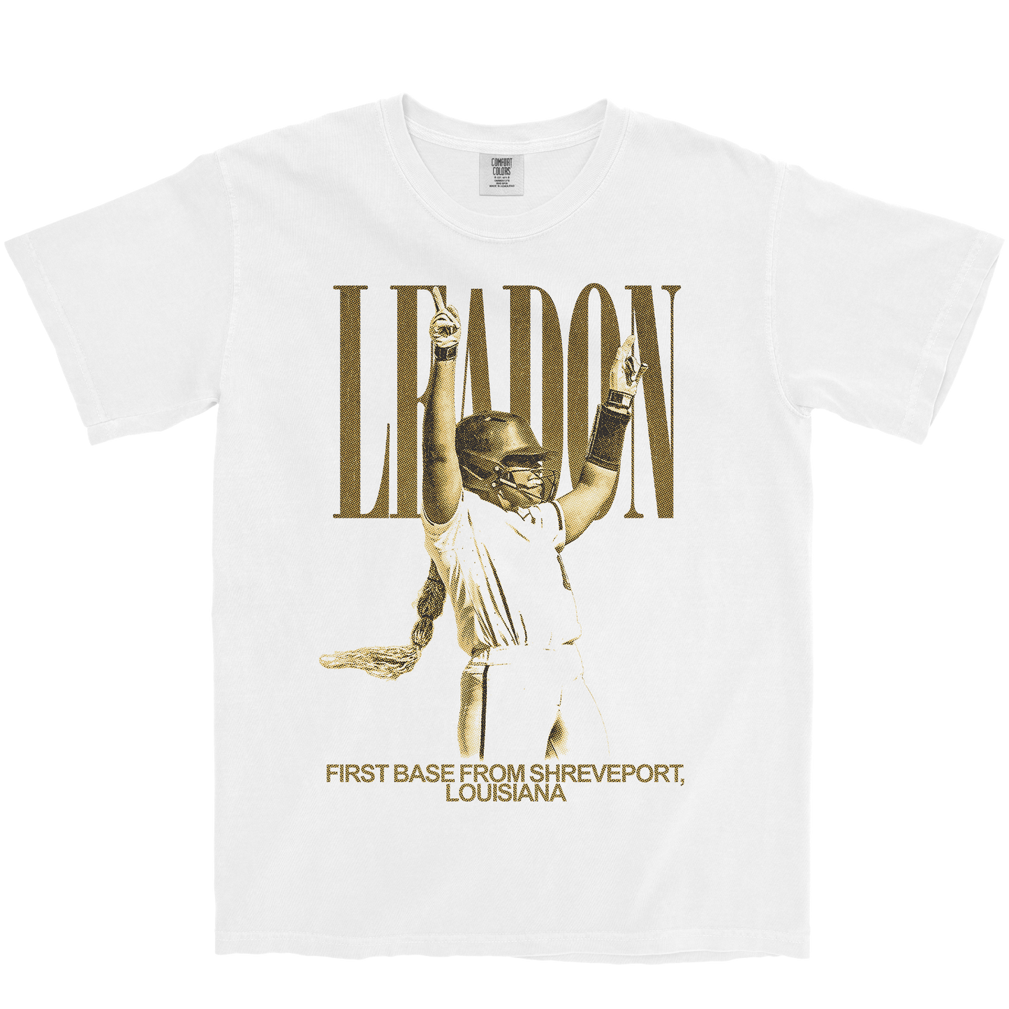 TAVIA LEADON VINTAGE WHITE TEE