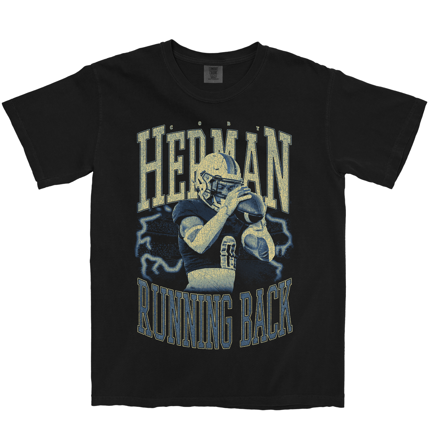 COBY HERMAN VINTAGE BLACK TEE