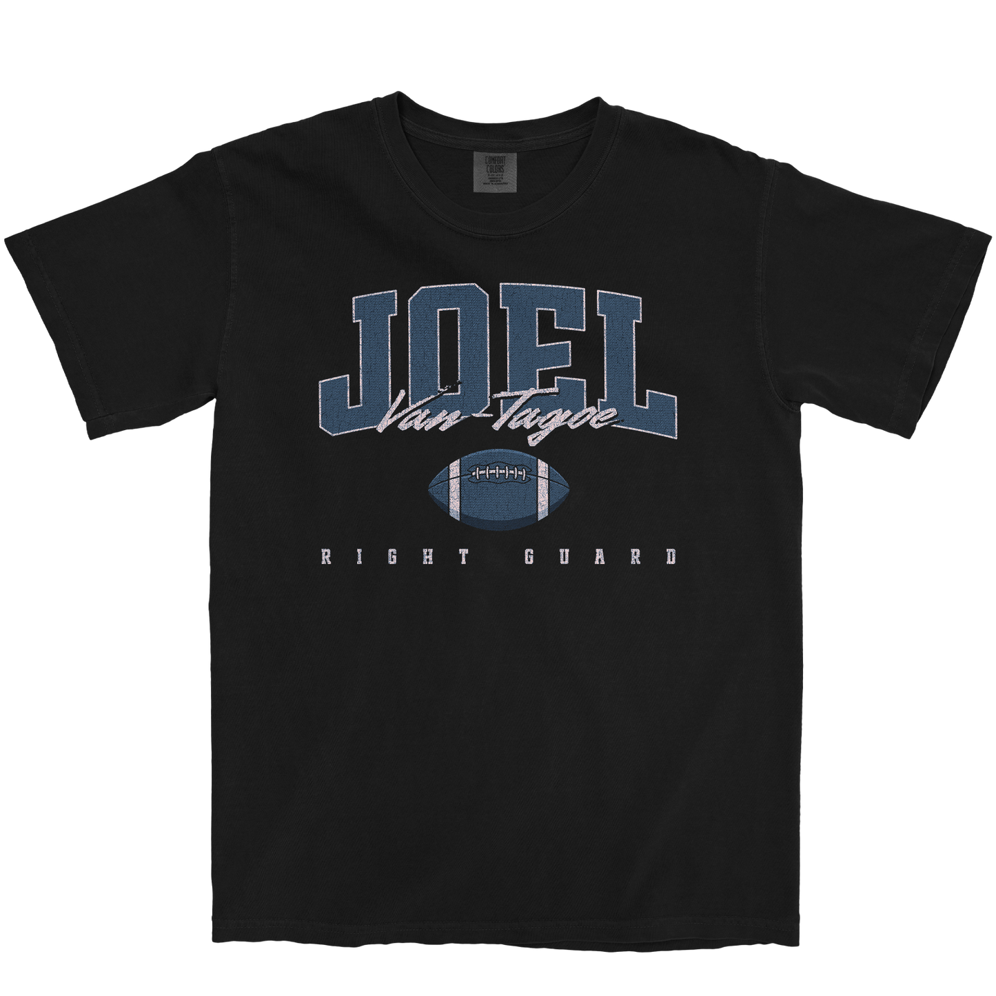 JOEL VAN-TAGOE RETRO BLACK TEE