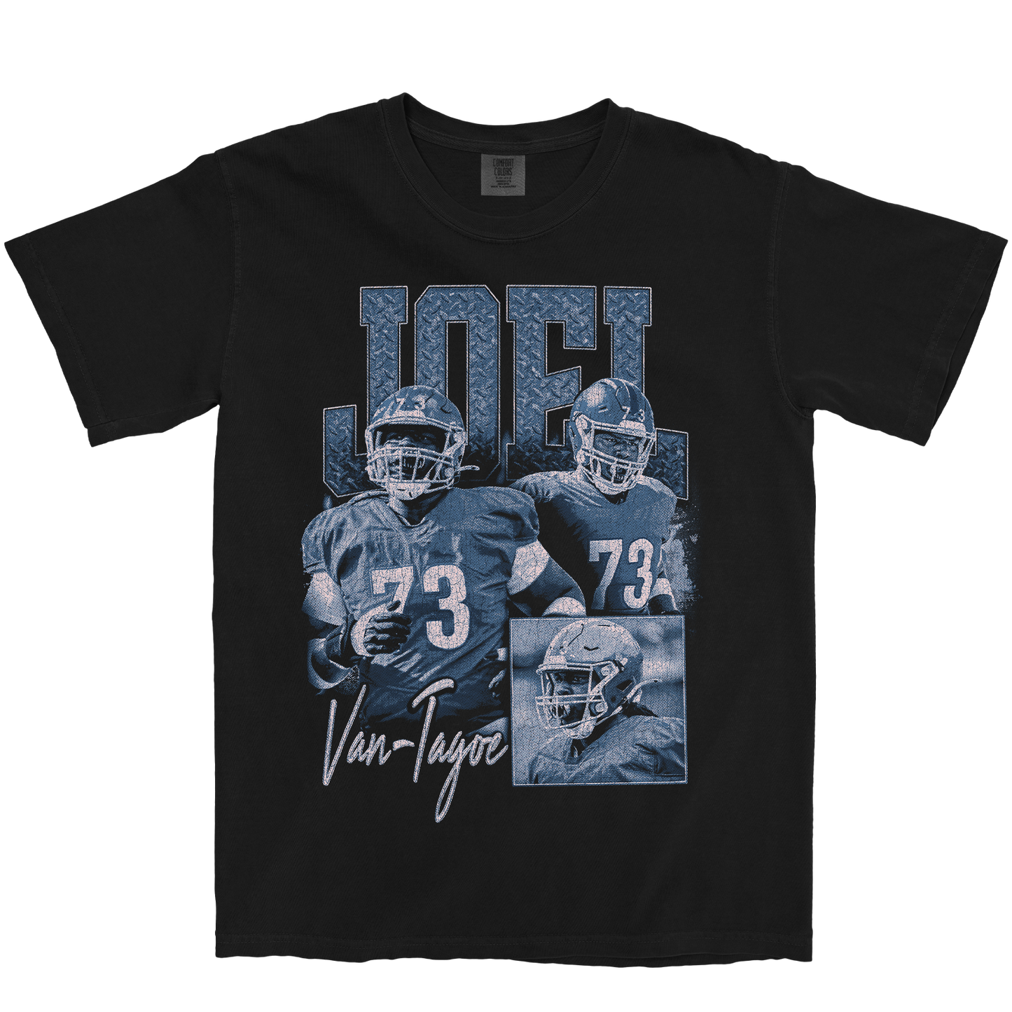 JOEL VAN-TAGOE GRAPHIC BLACK TEE