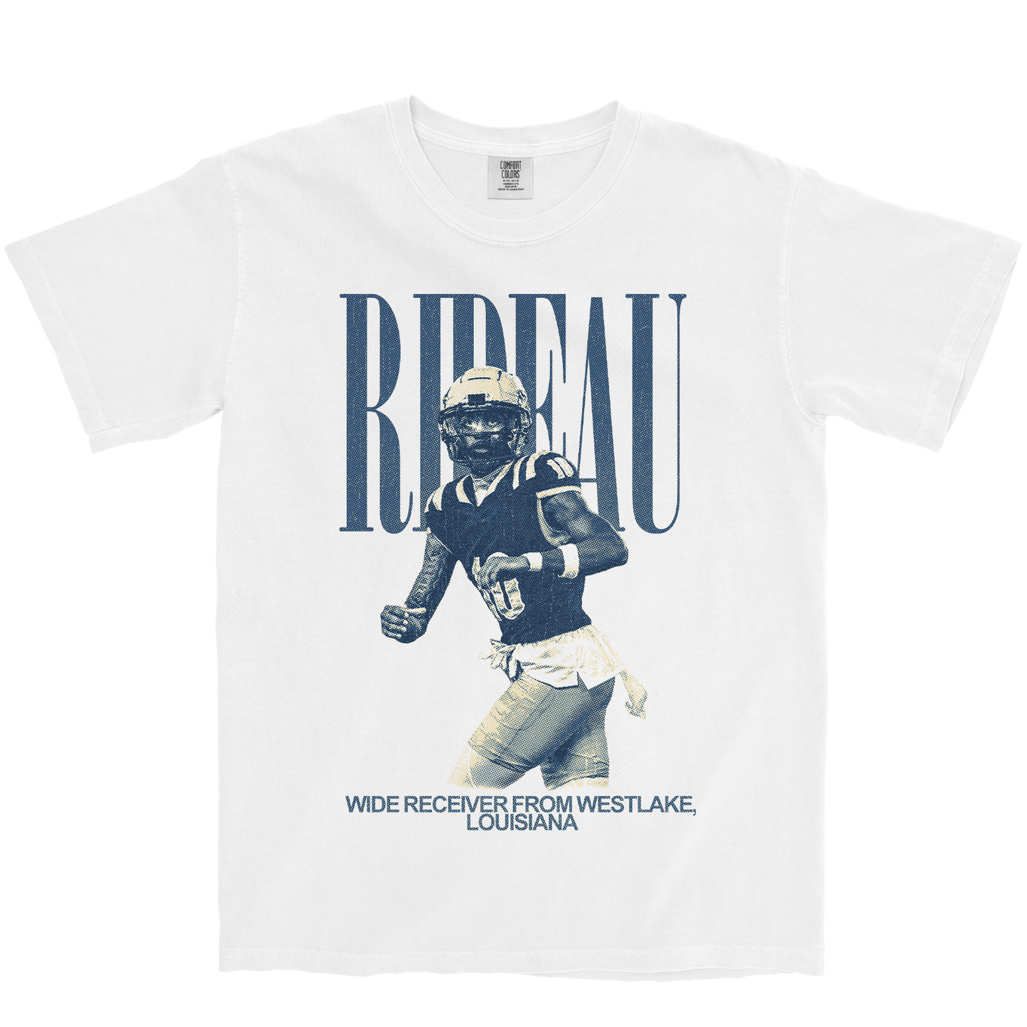 KEVIN RIDEAU JR. VINTAGE WHITE TEE