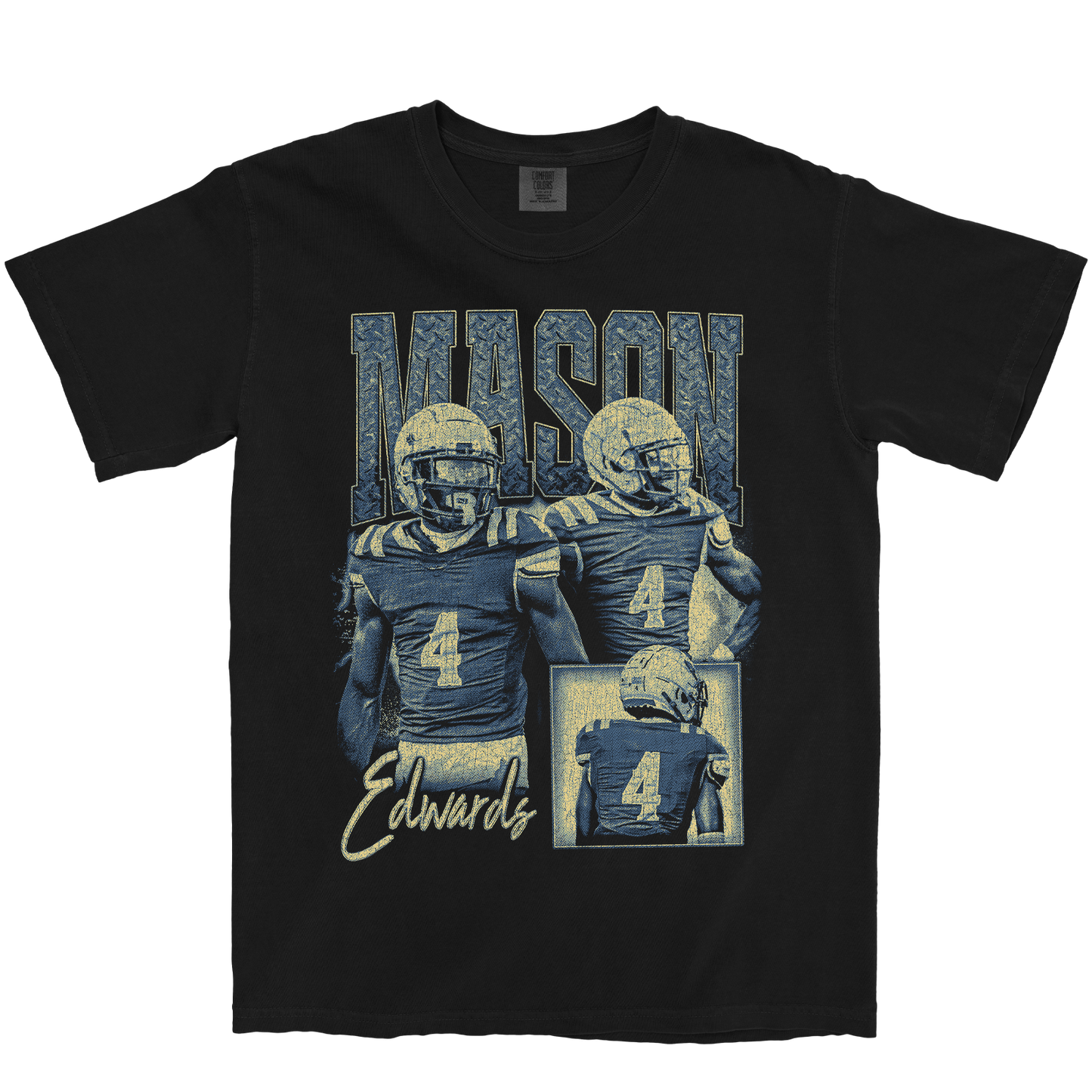 MASON EDWARDS GRAPHIC BLACK TEE