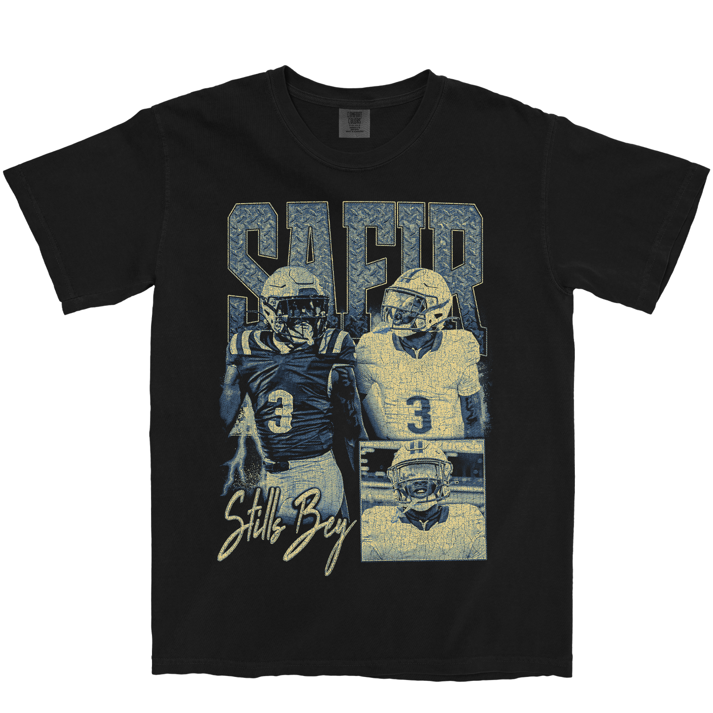 SAFIR STILLS BEY GRAPHIC BLACK TEE