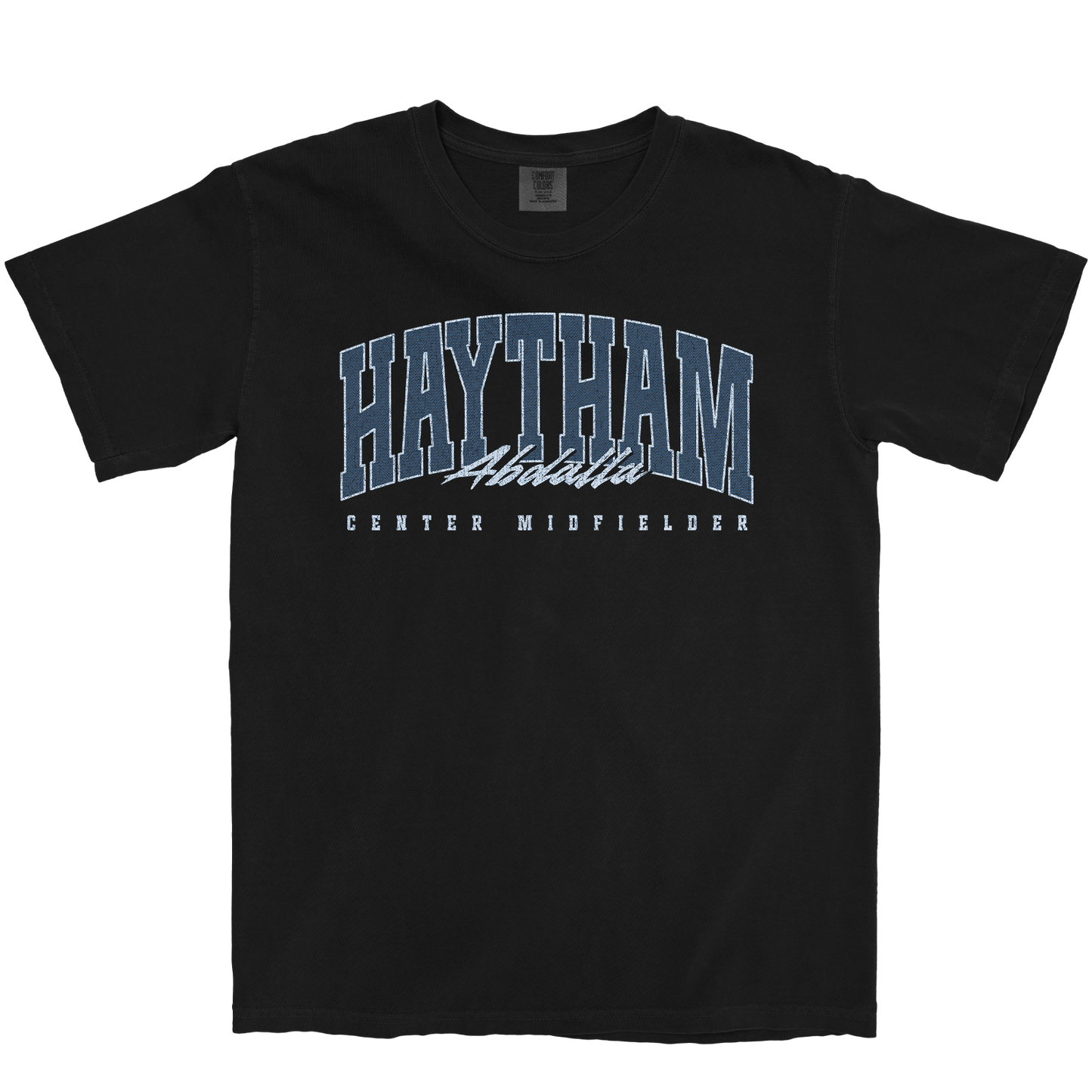 HAYTHAM ABDALLA RETRO BLACK TEE