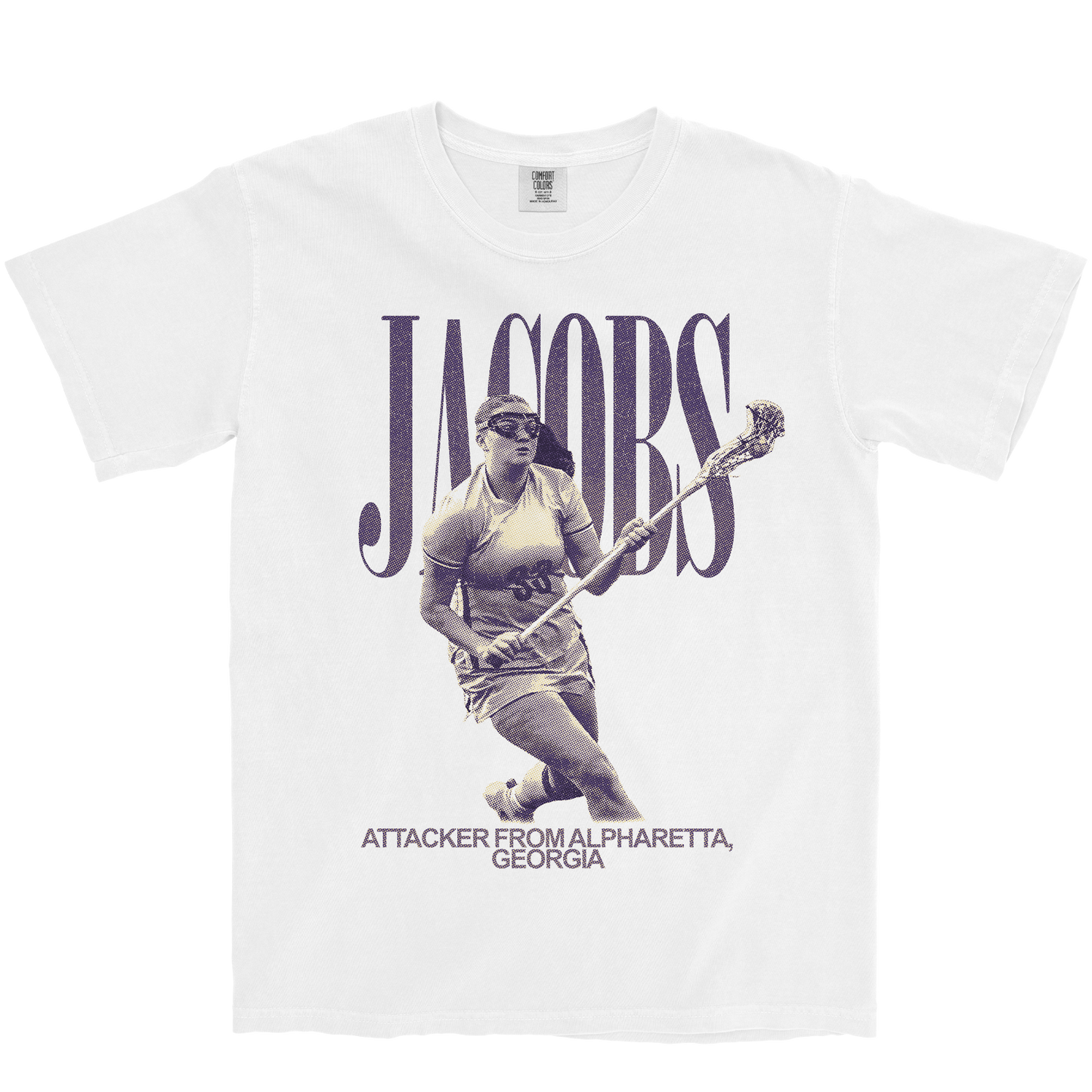ZOEY JACOBS VINTAGE WHITE TEE