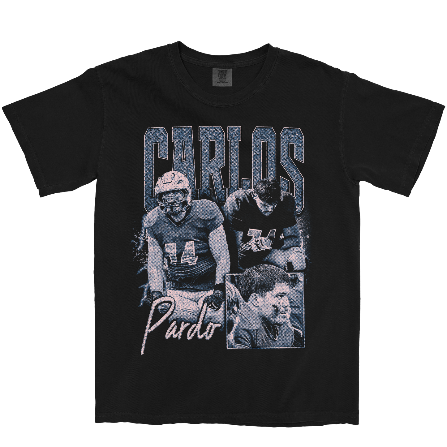 CARLOS PARDO GRAPHIC BLACK TEE