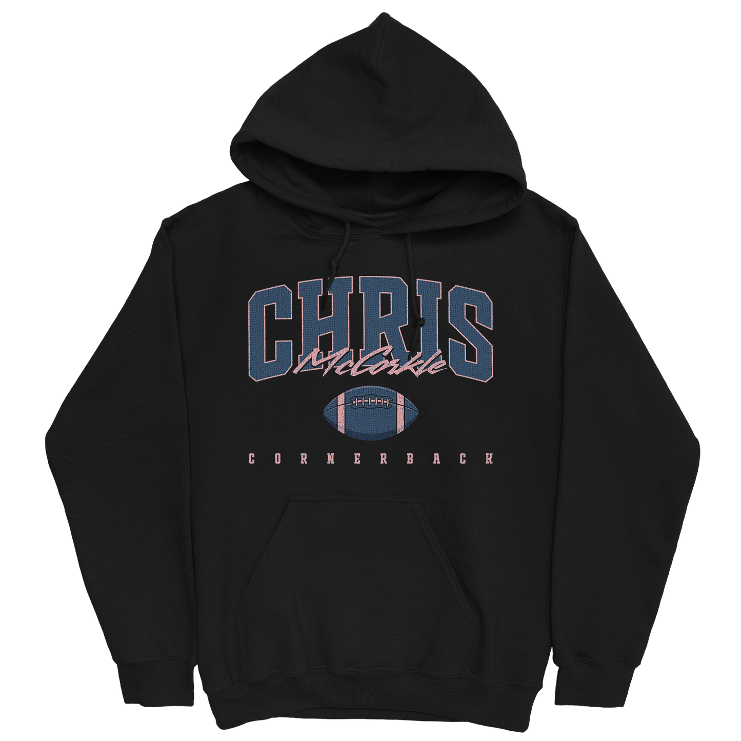 CHRIS MCCORKLE RETRO BLACK HOODIE