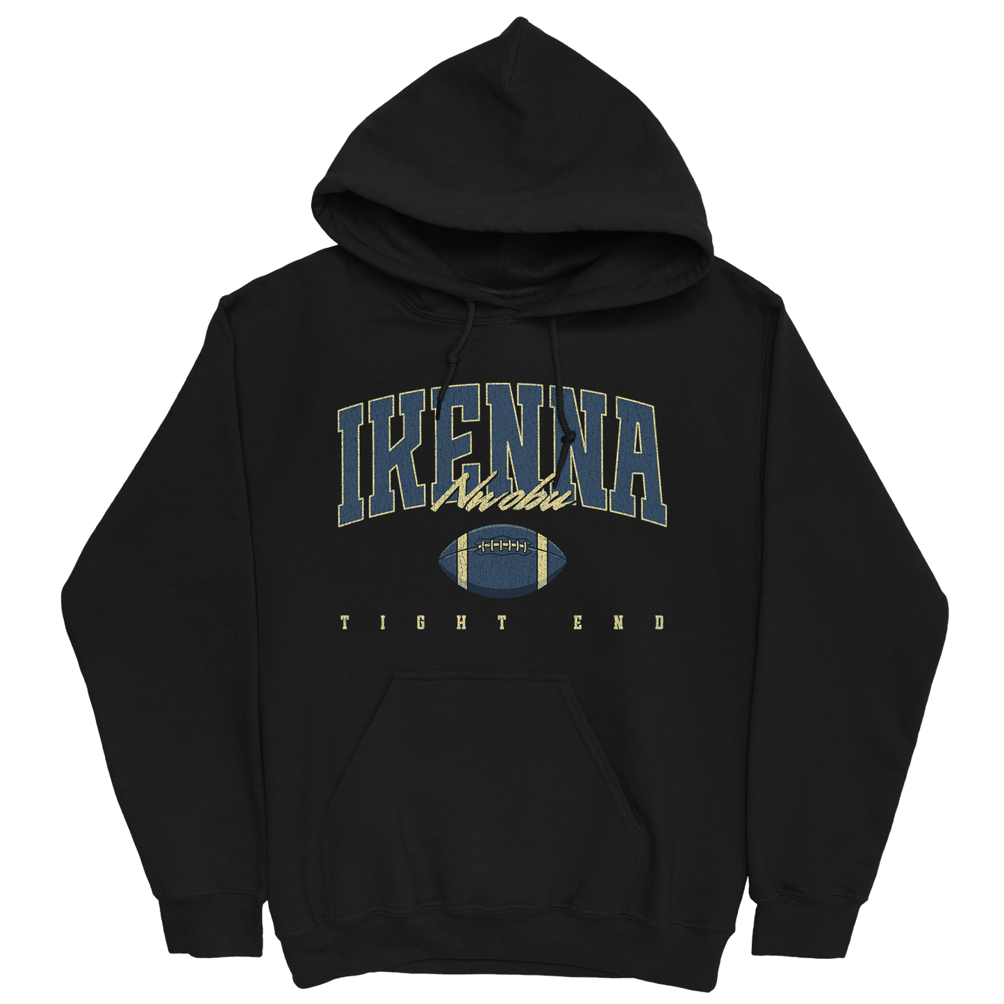 IKENNA NWOBU RETRO BLACK HOODIE