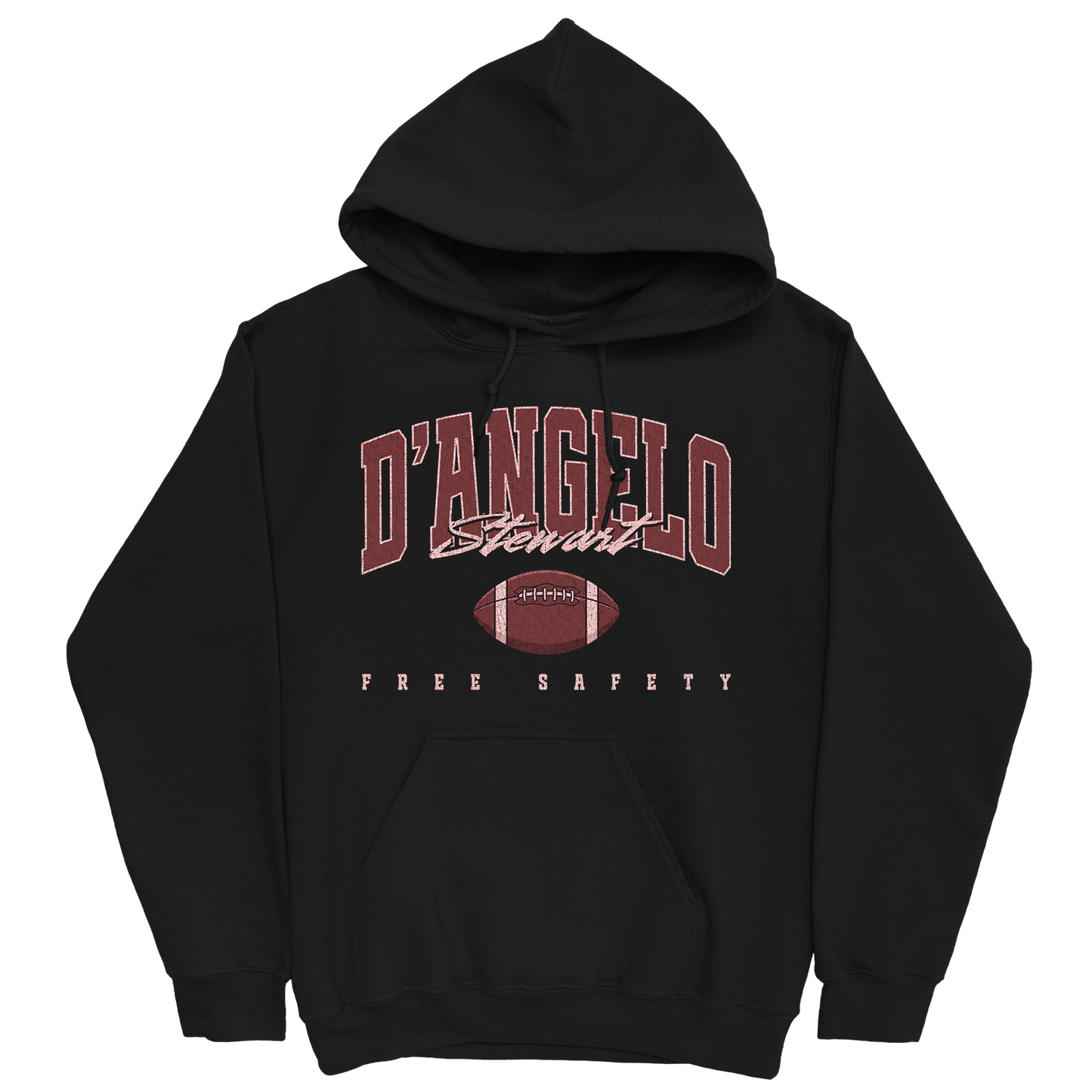 D'ANGELO STEWART RETRO BLACK HOODIE