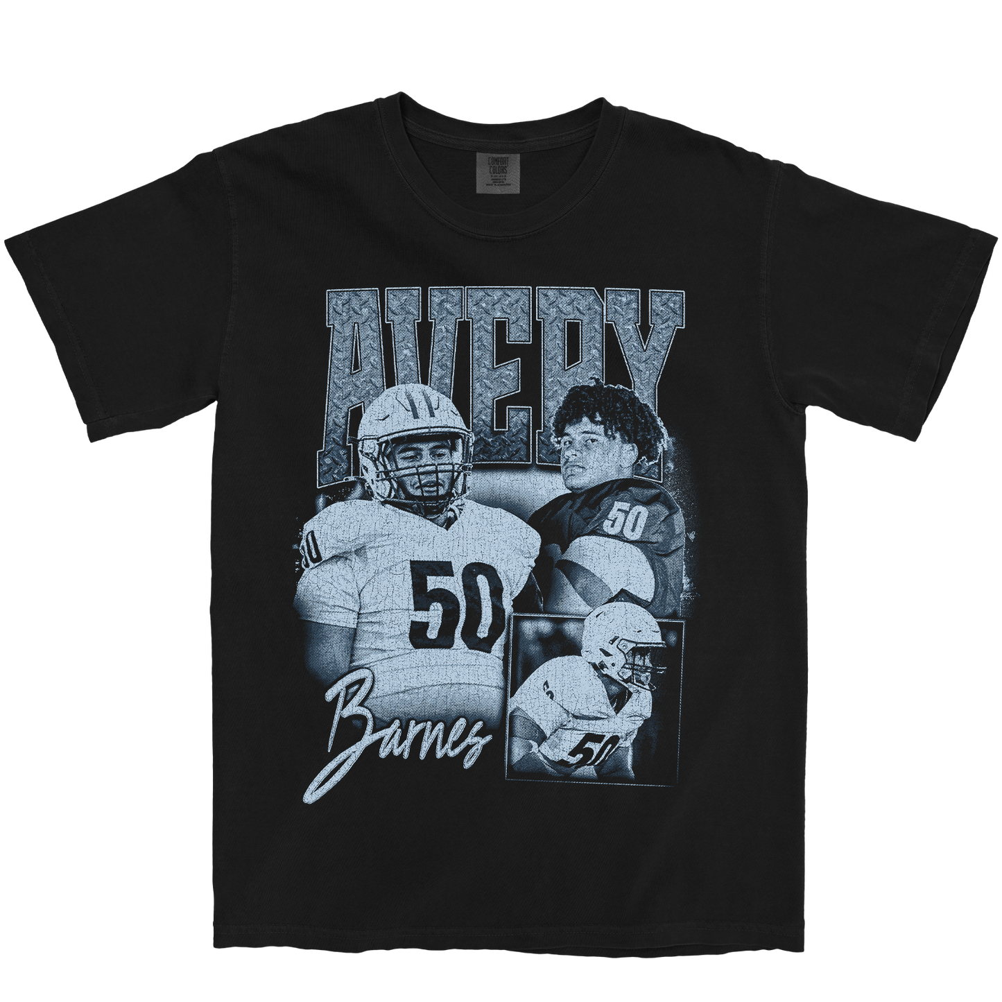 AVERY BARNES GRAPHIC BLACK TEE