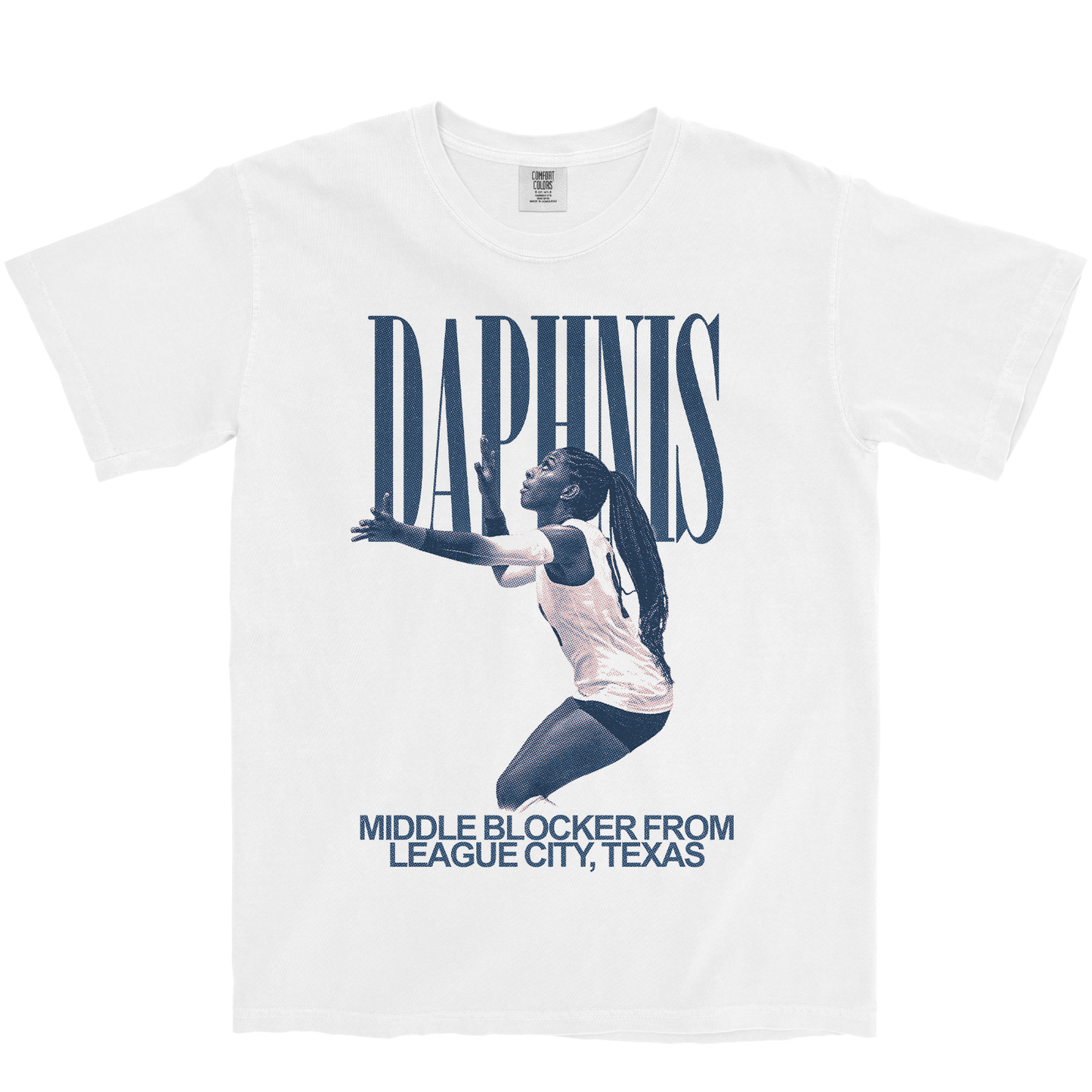 BRITTNEY DAPHNIS VINTAGE WHITE TEE