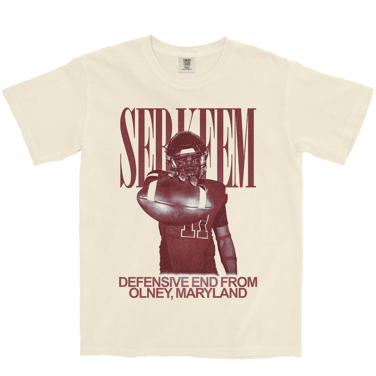 JEFFERSON SERKFEM VINTAGE IVORY TEE