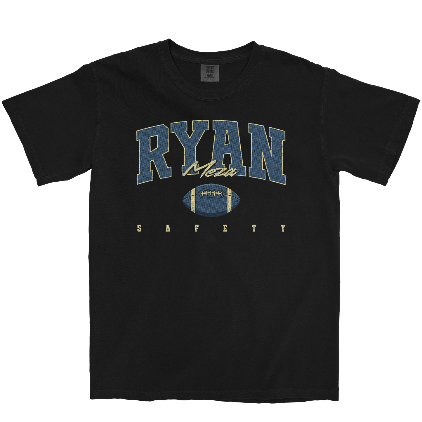 RYAN MEZA RETRO BLACK TEE