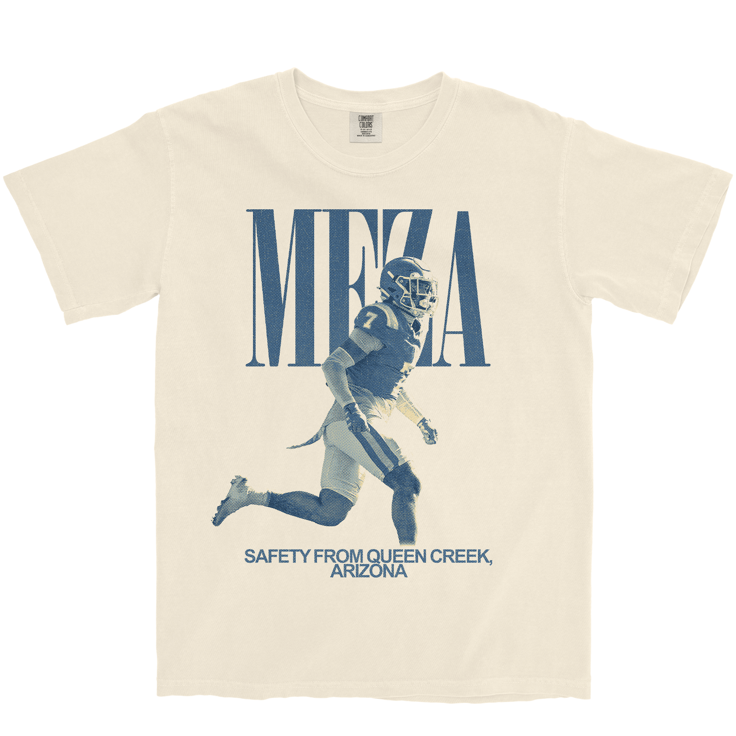 RYAN MEZA VINTAGE IVORY TEE