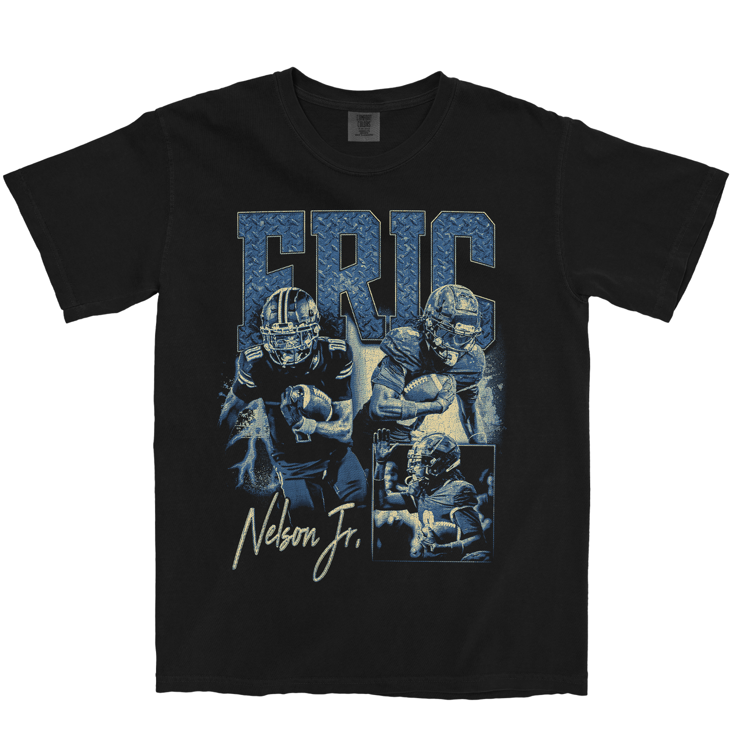 ERIC NELSON JR. GRAPHIC BLACK TEE
