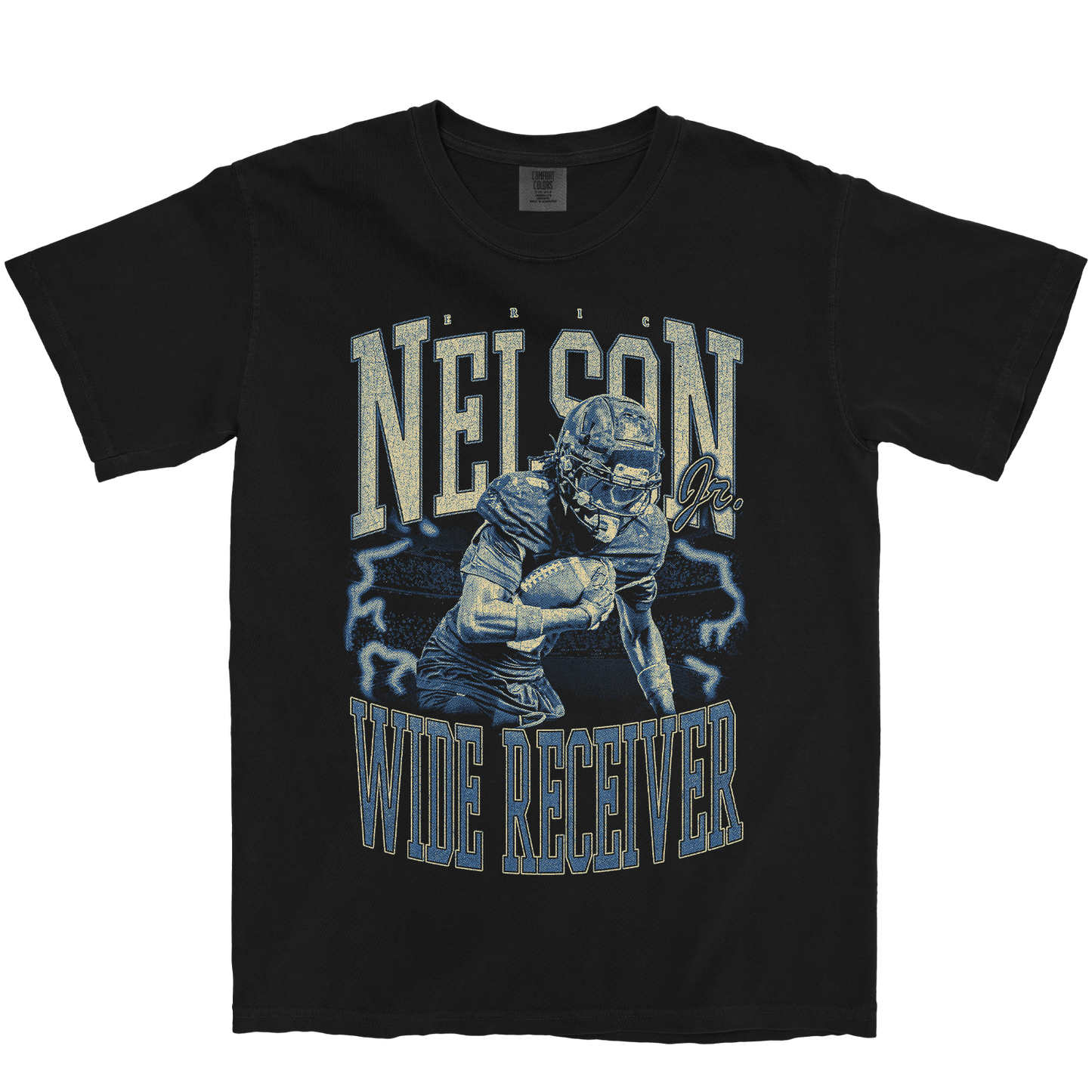 ERIC NELSON JR. VINTAGE BLACK TEE