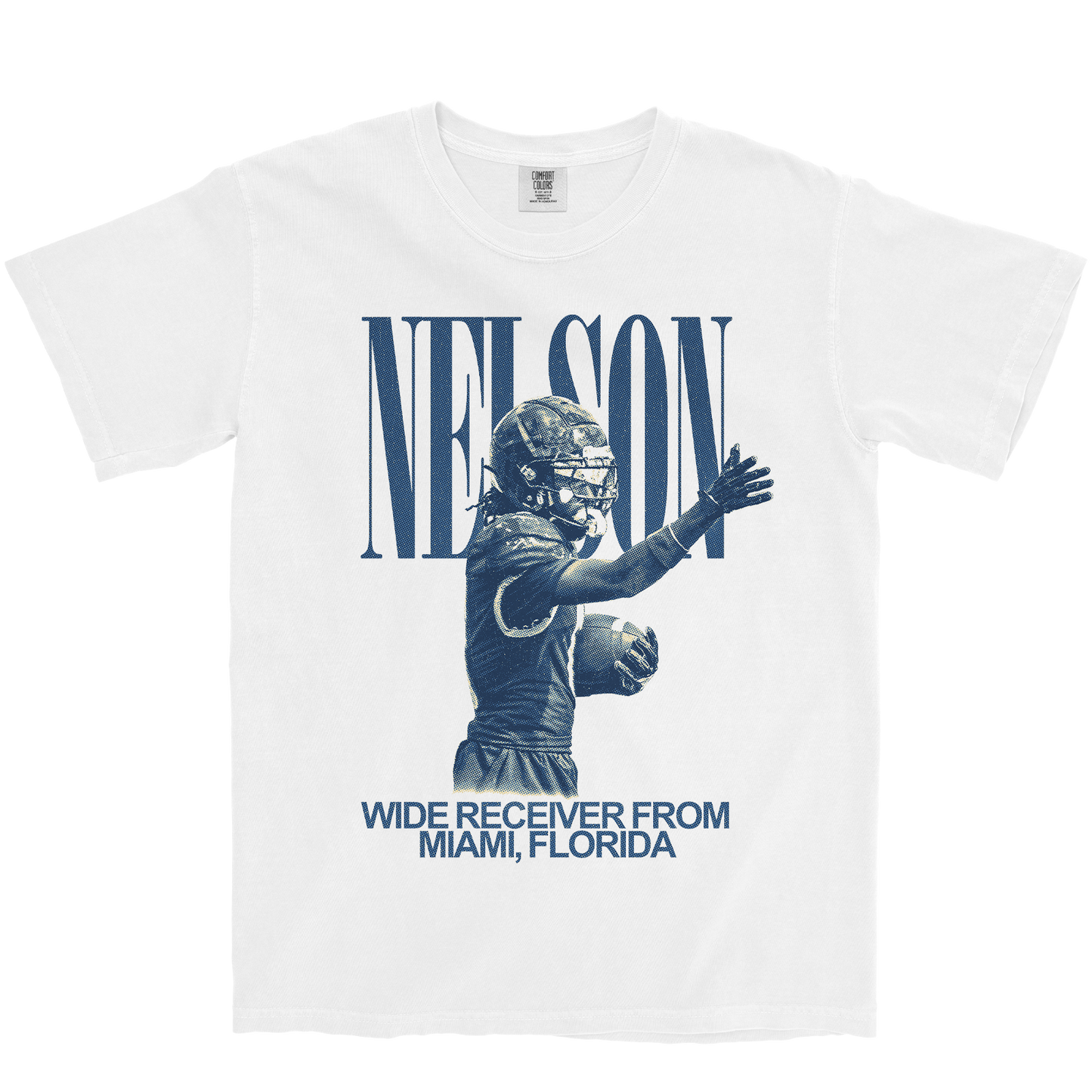 ERIC NELSON JR. VINTAGE WHITE TEE