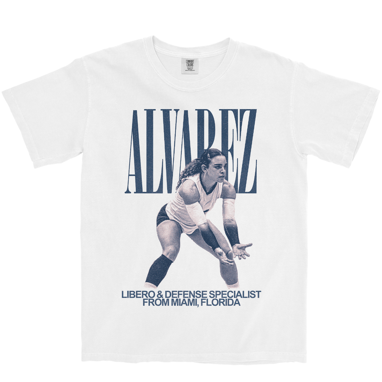 AMARIS ALVAREZ VINTAGE WHITE TEE