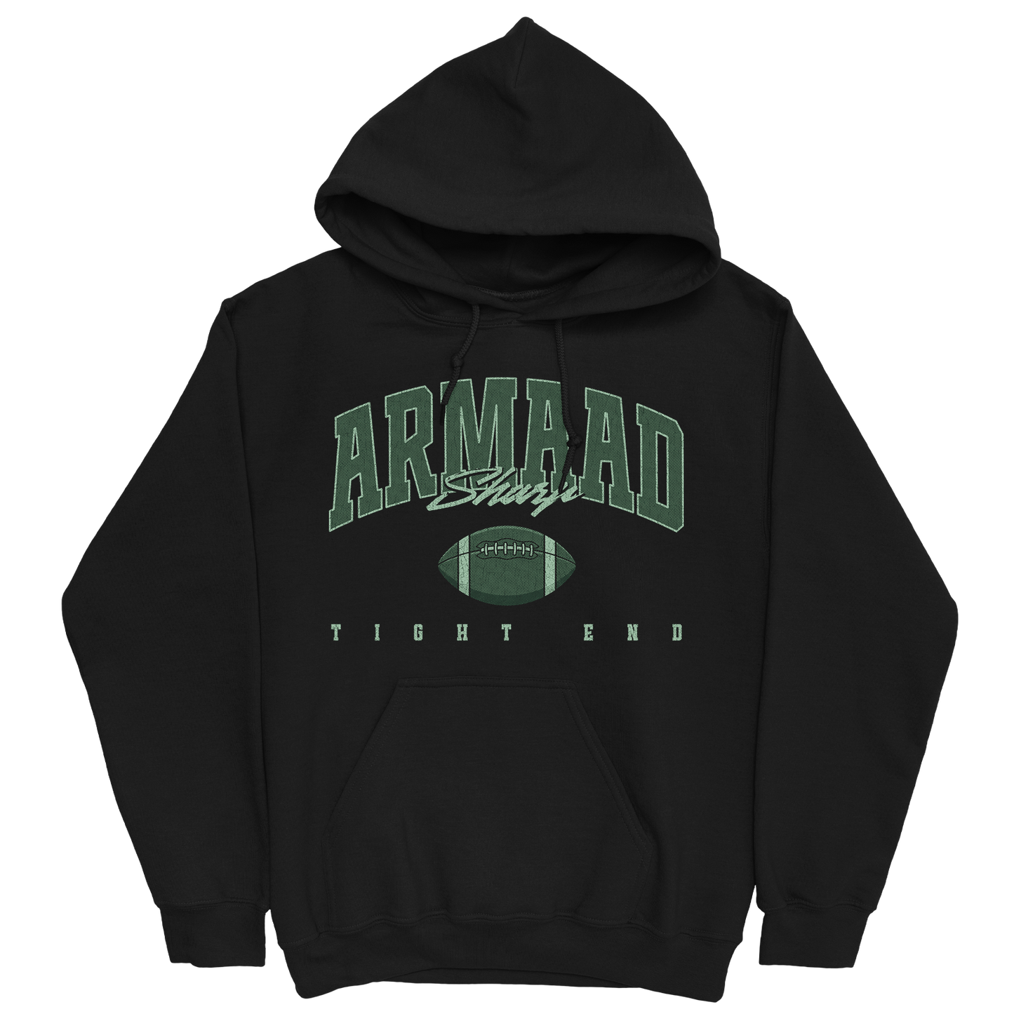 ARMAAD SHARP RETRO BLACK HOODIE