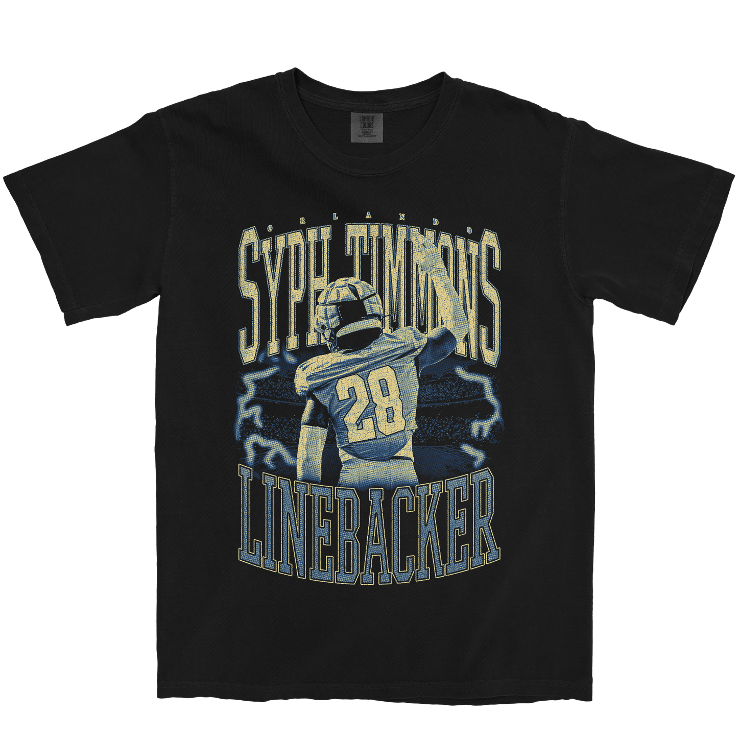 ORLANDO SYPH-TIMMONS VINTAGE BLACK TEE