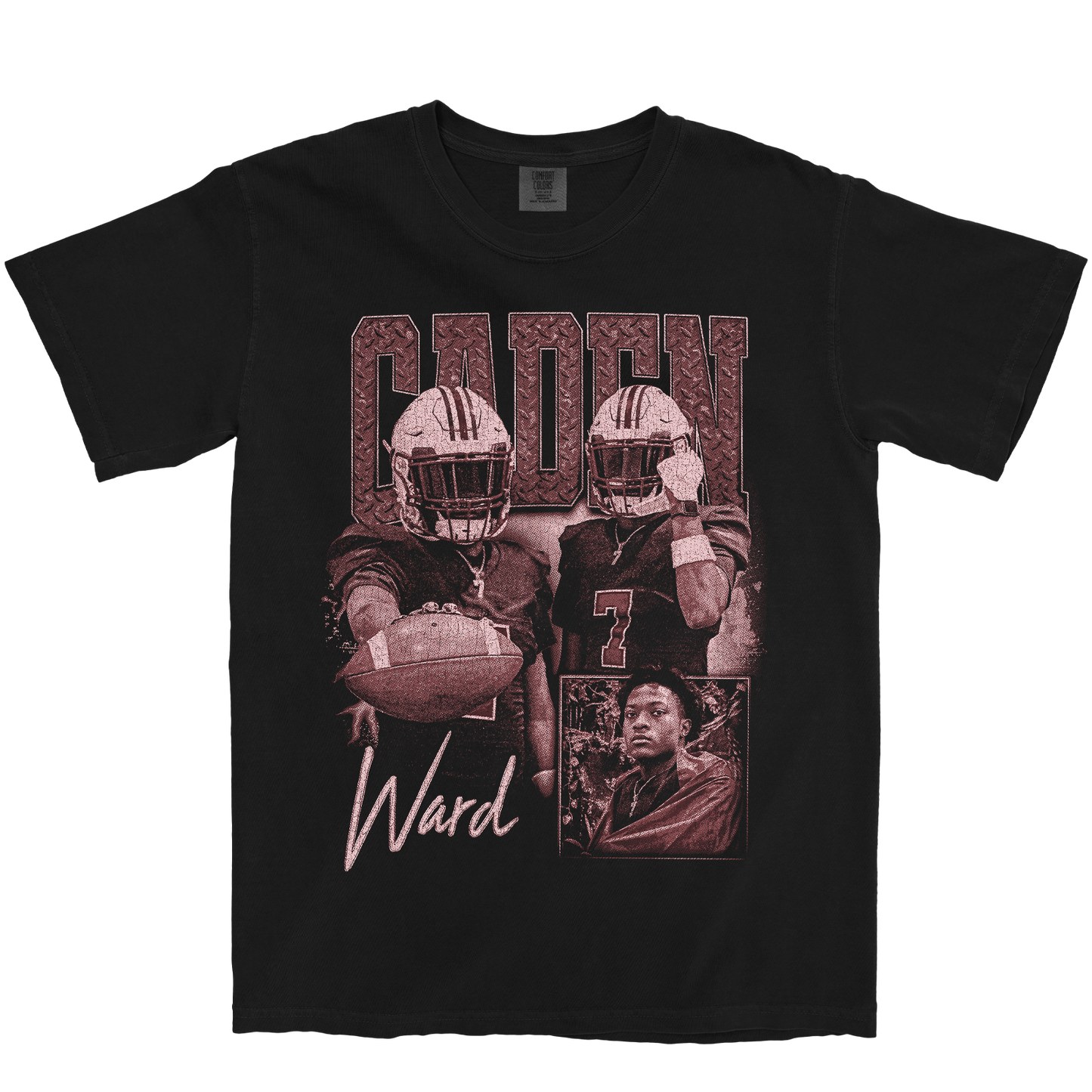 CADEN WARD GRAPHIC BLACK TEE