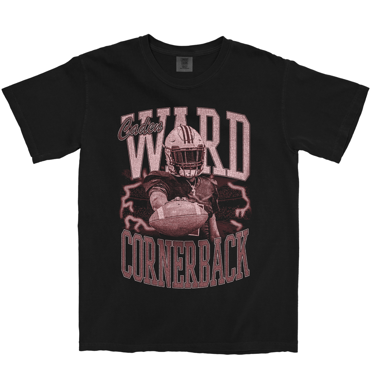 CADEN WARD VINTAGE BLACK TEE