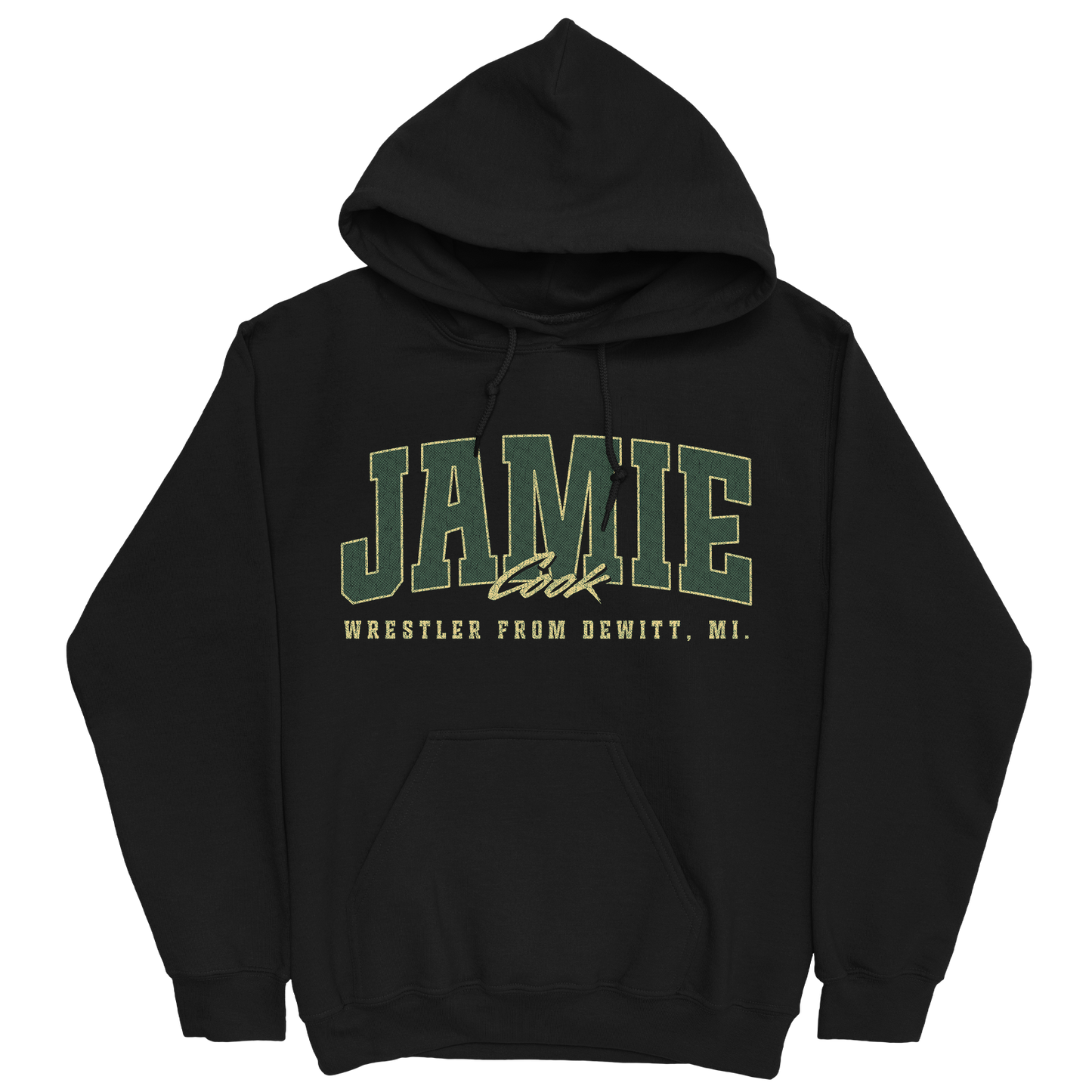 JAMIE COOK RETRO BLACK HOODIE