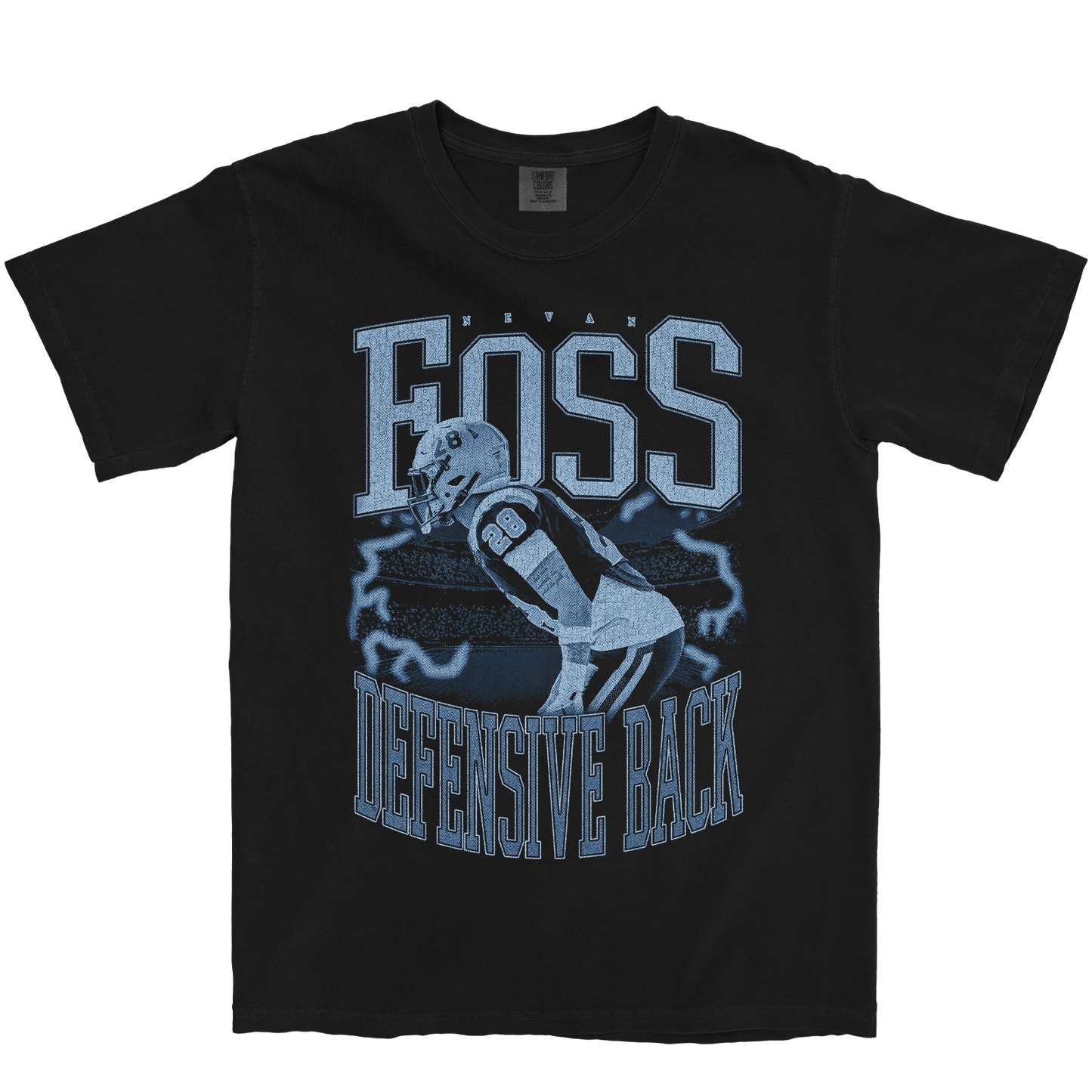 NEVAN FOSS VINTAGE BLACK TEE