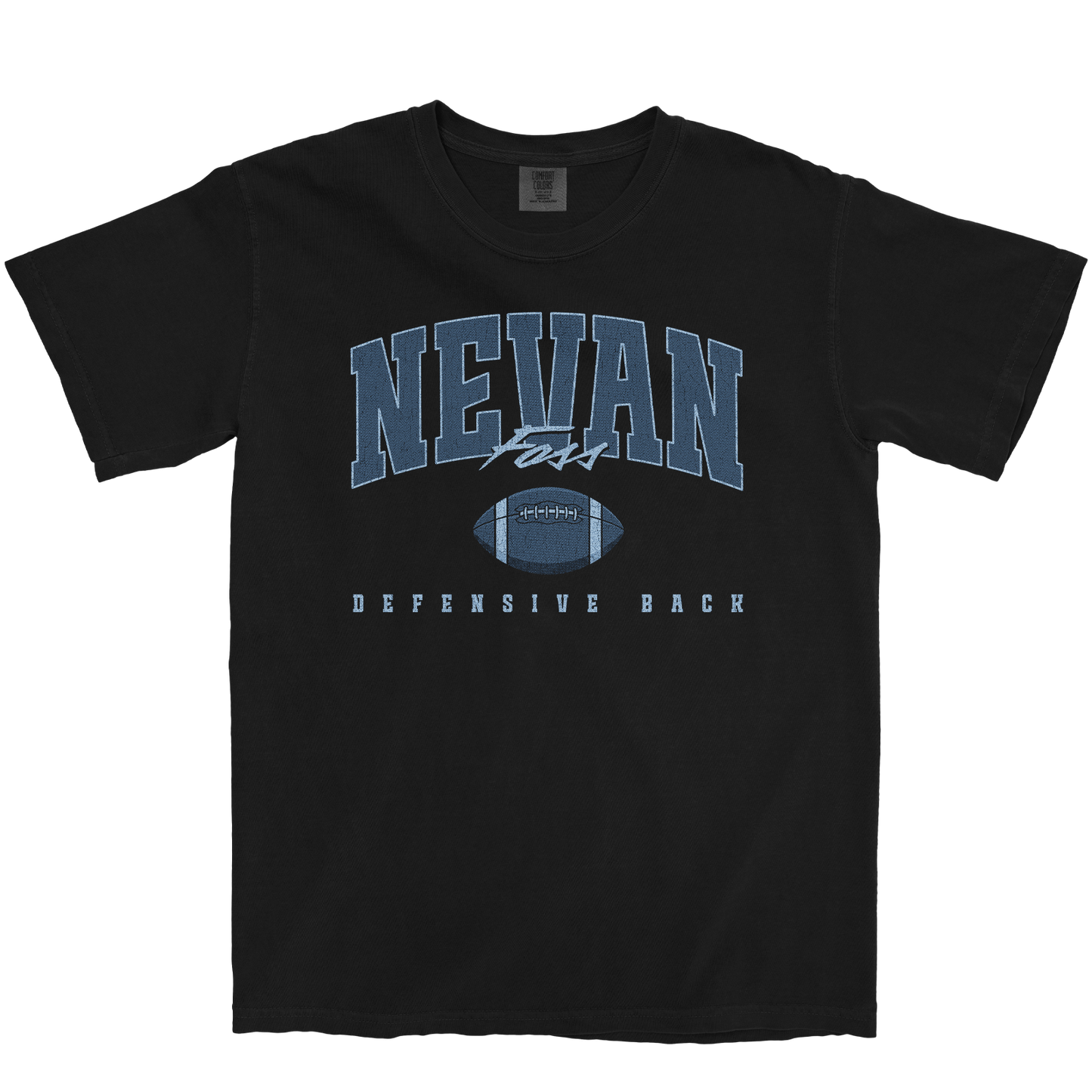 NEVAN FOSS RETRO BLACK TEE