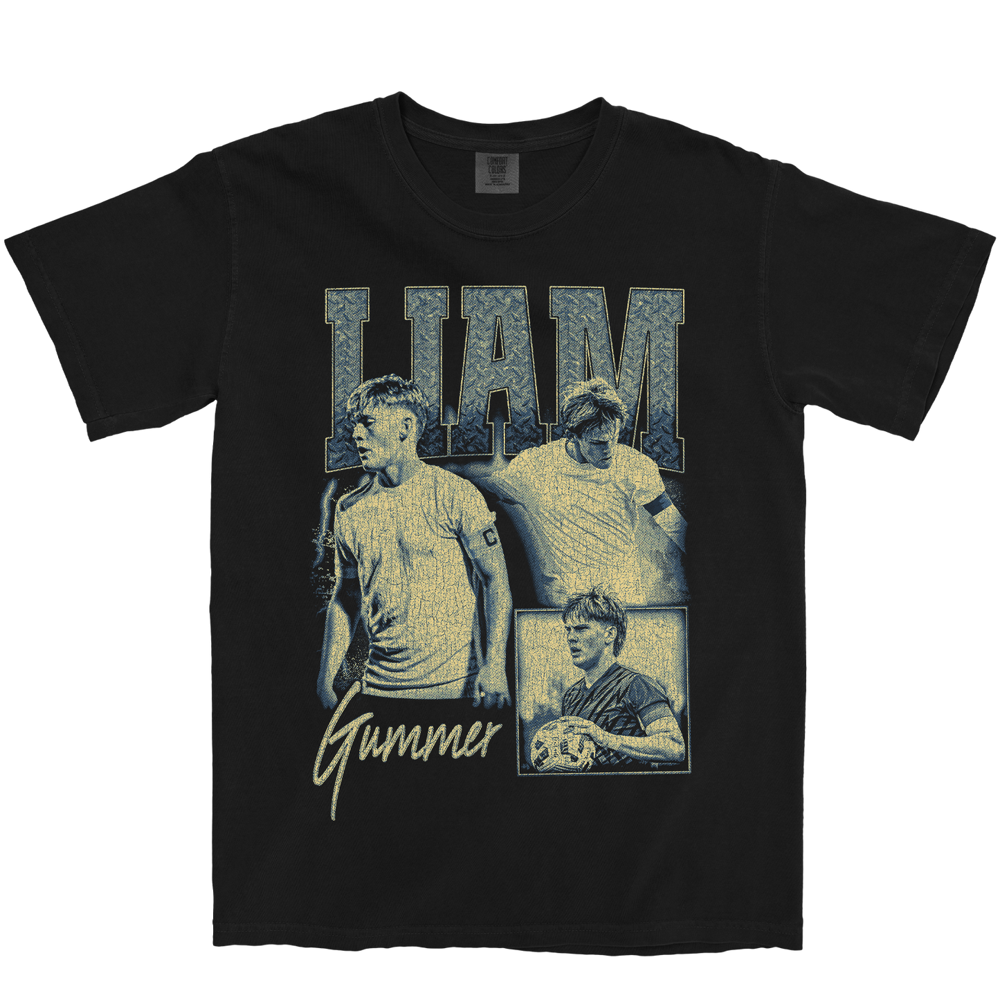 LIAM GUMMER GRAPHIC BLACK TEE