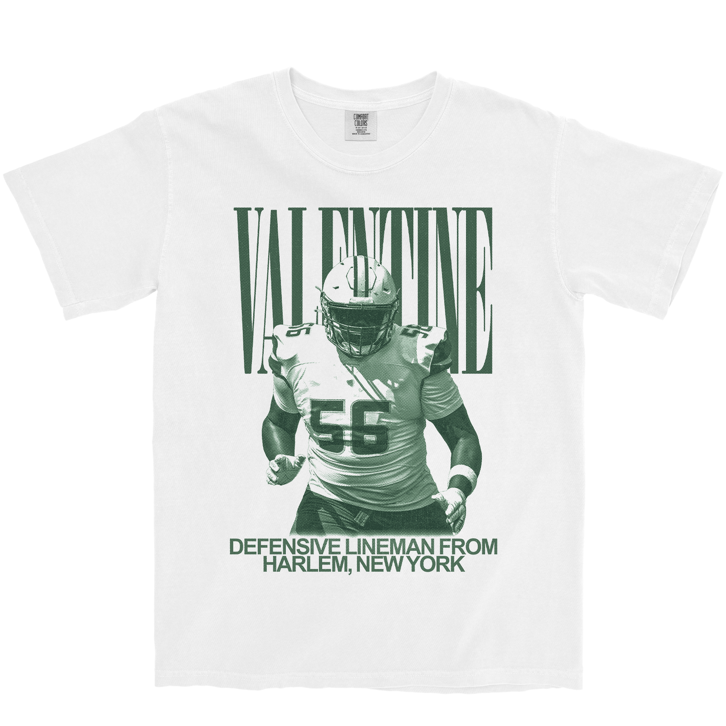 KAHMARI VALENTINE VINTAGE WHITE TEE