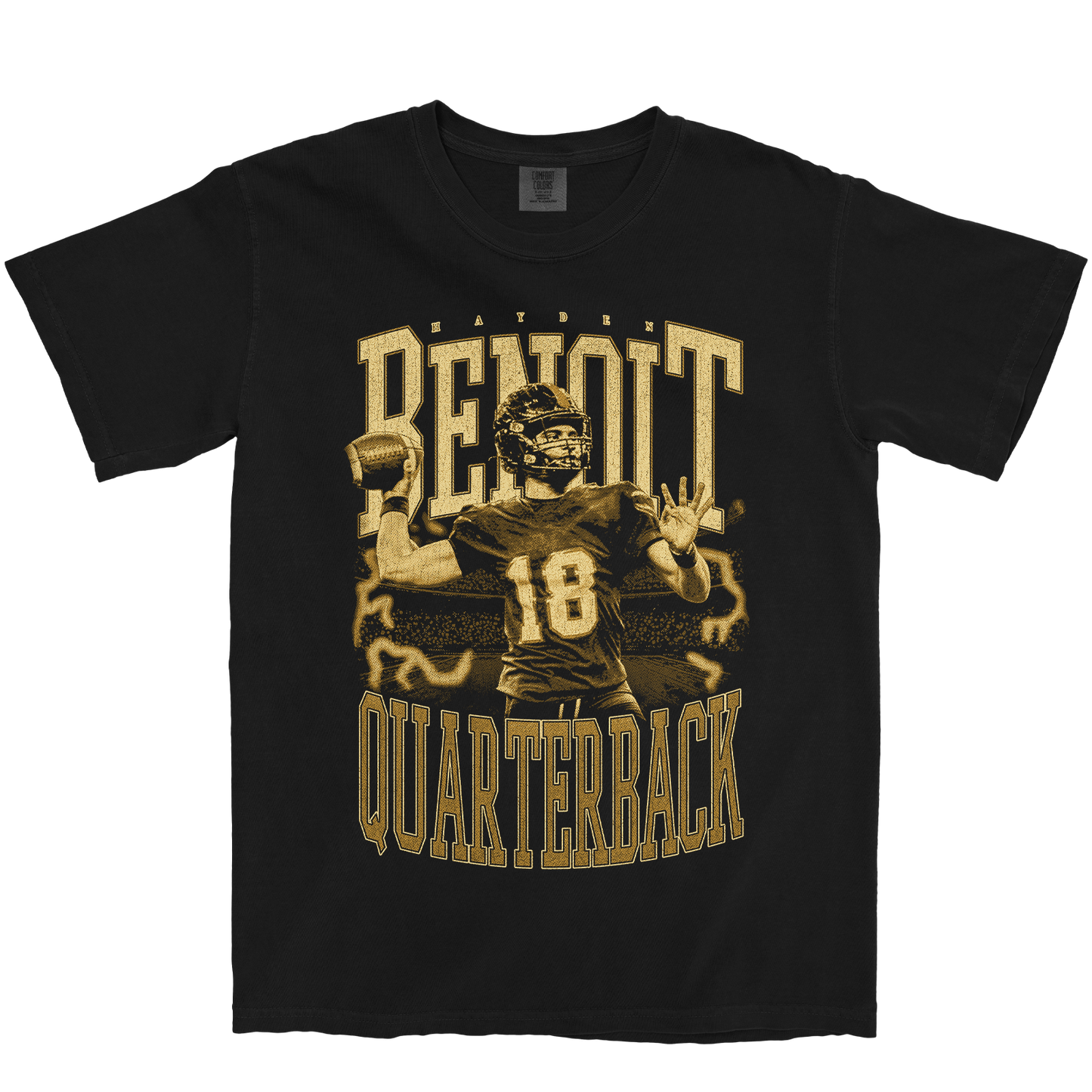 HAYDEN BENOIT VINTAGE BLACK TEE