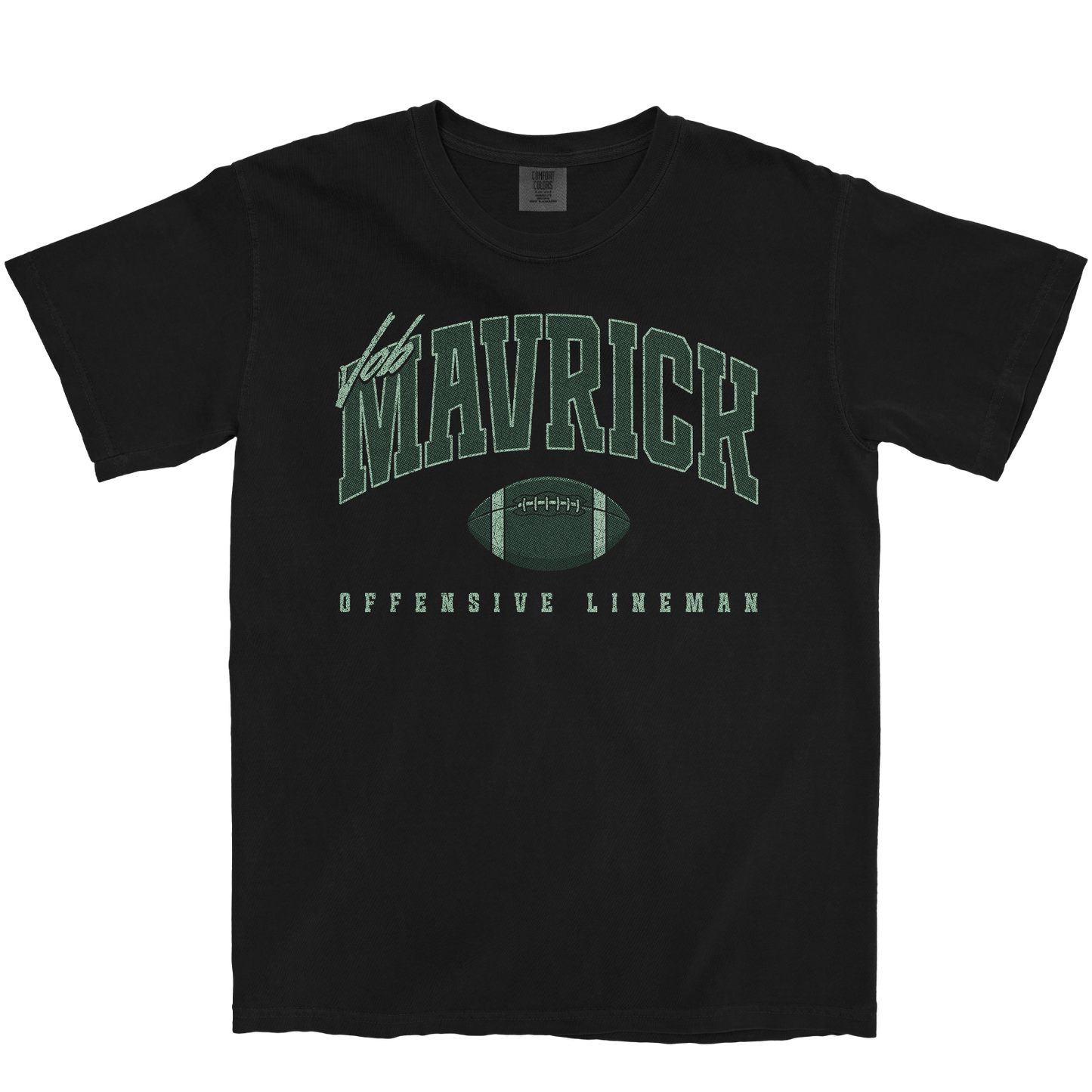 JOB MAVRICK RETRO BLACK TEE