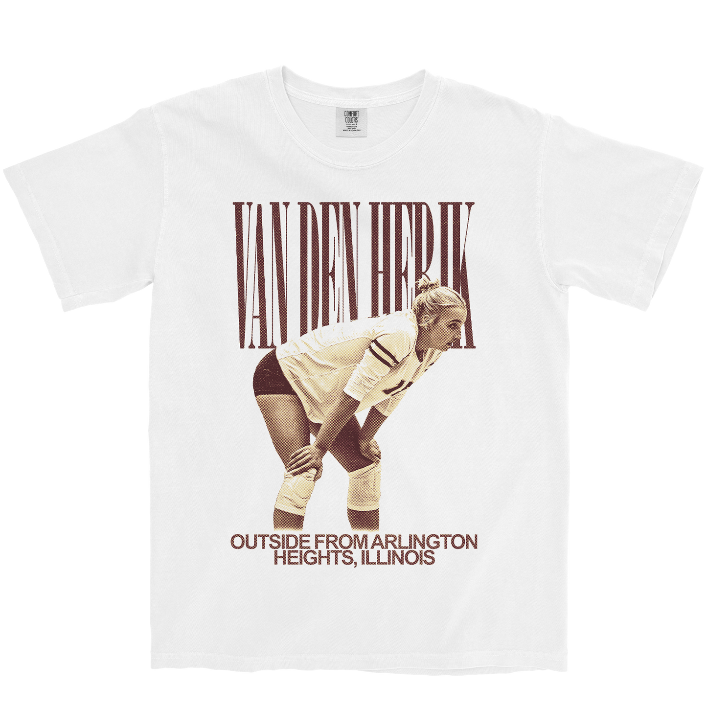 CLAIRE VAN DEN HERIK VINTAGE WHITE TEE