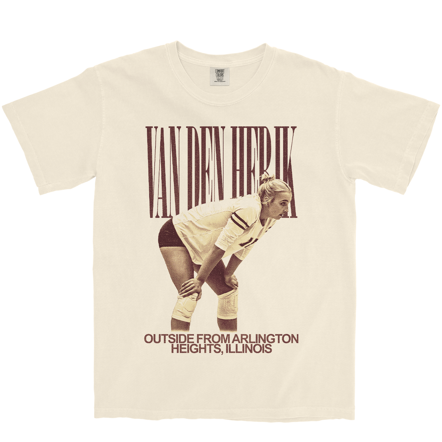 CLAIRE VAN DEN HERIK VINTAGE IVORY TEE