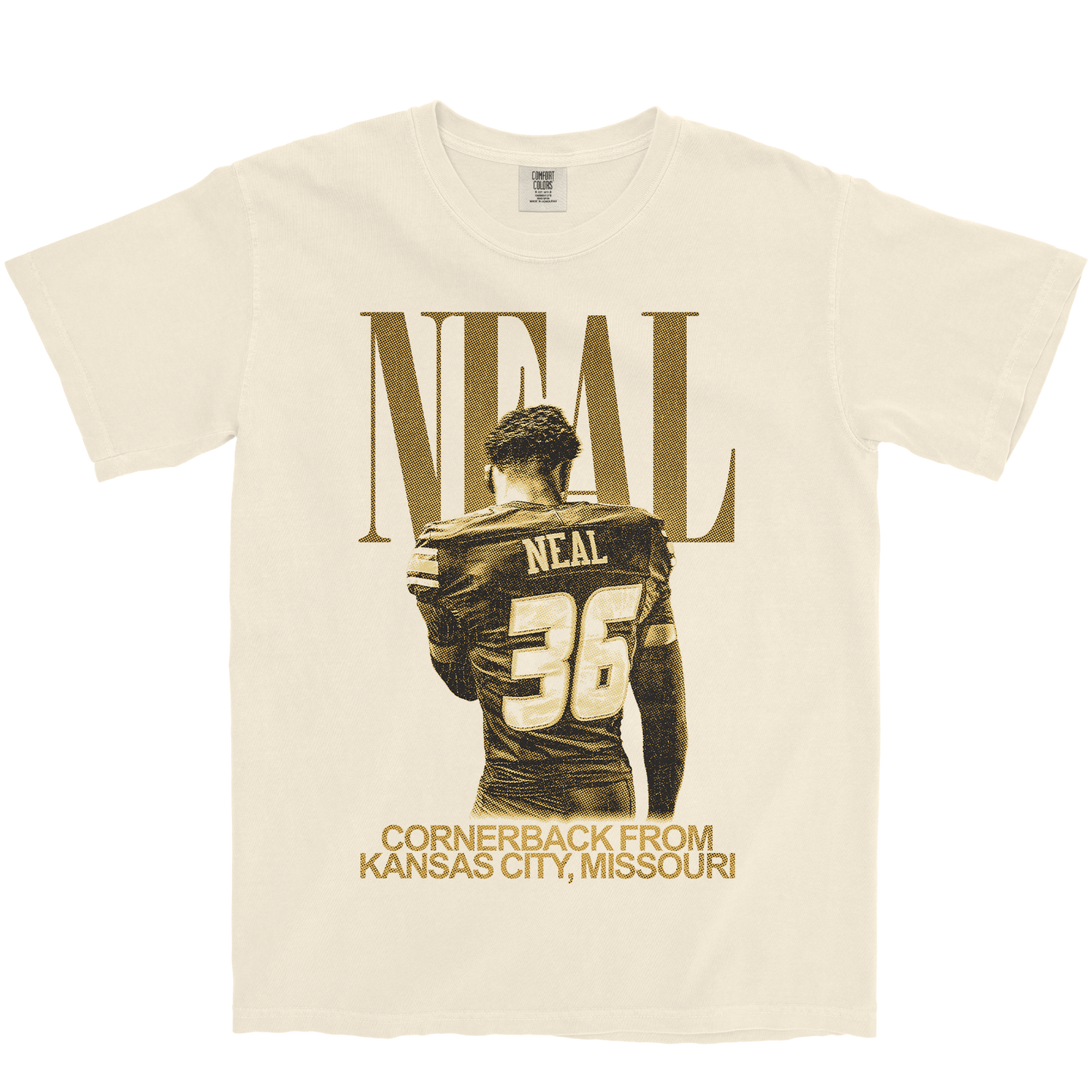 TRASHUNDON NEAL VINTAGE IVORY TEE