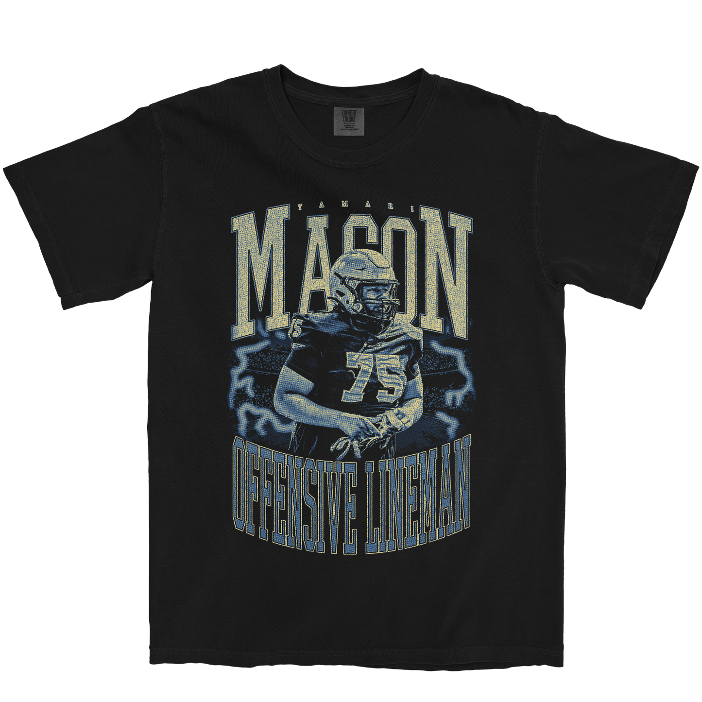 TAMARI MASON VINTAGE BLACK TEE