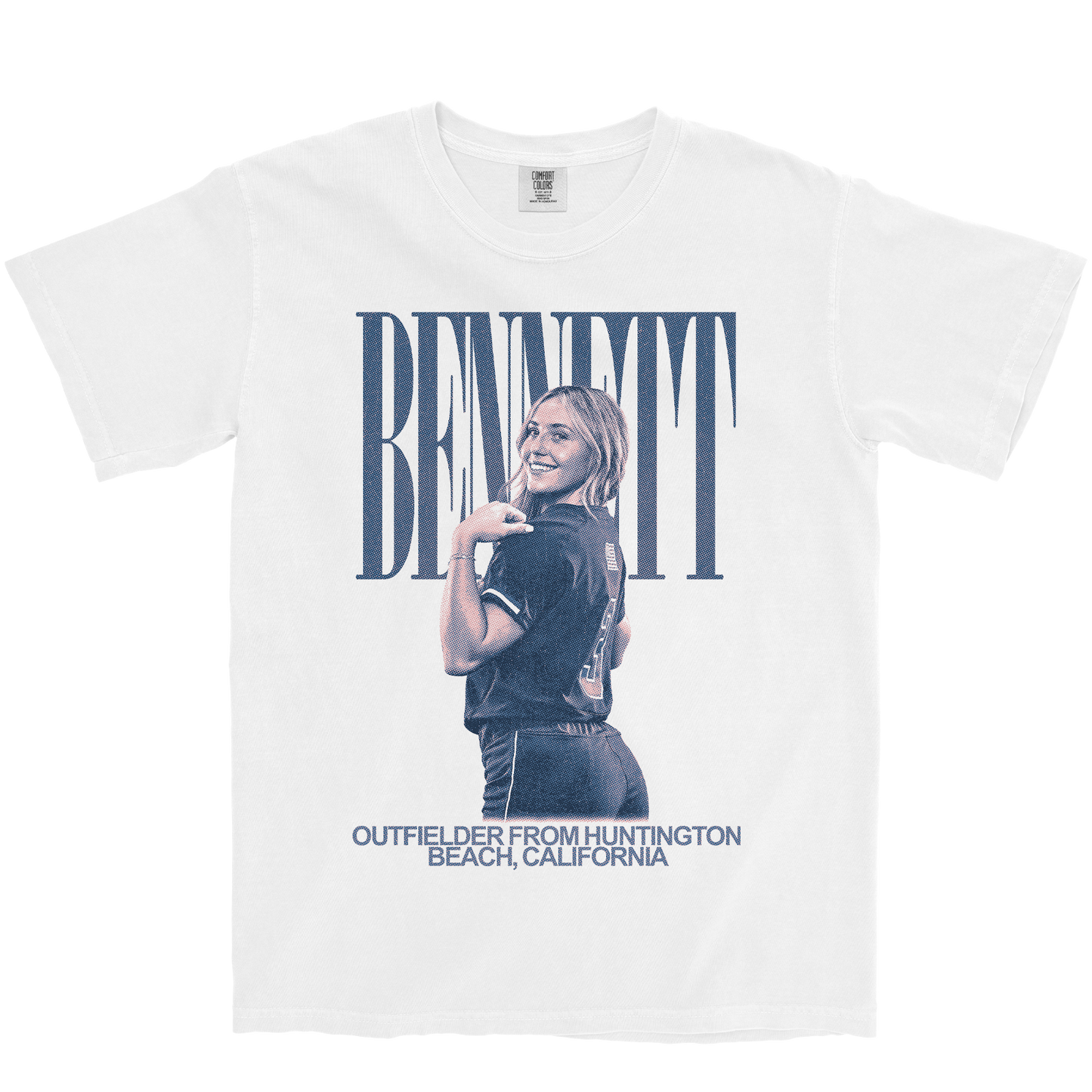 CALI BENNETT VINTAGE WHITE TEE