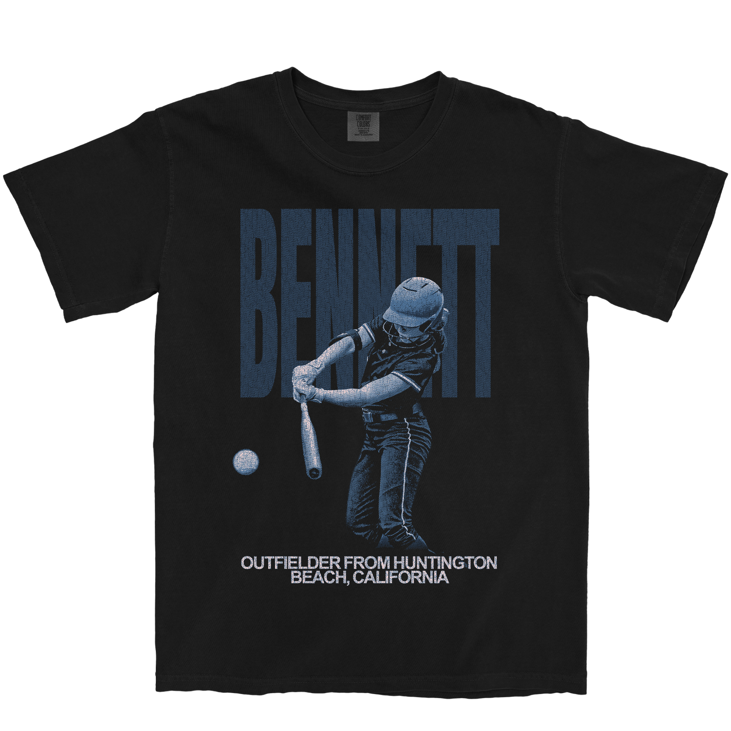 CALI BENNETT VINTAGE BLACK TEE
