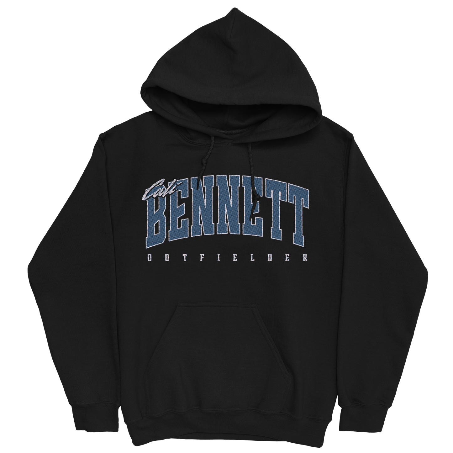 CALI BENNETT RETRO BLACK HOODIE