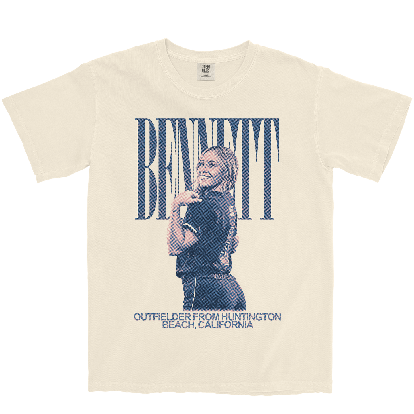 CALI BENNETT VINTAGE IVORY TEE