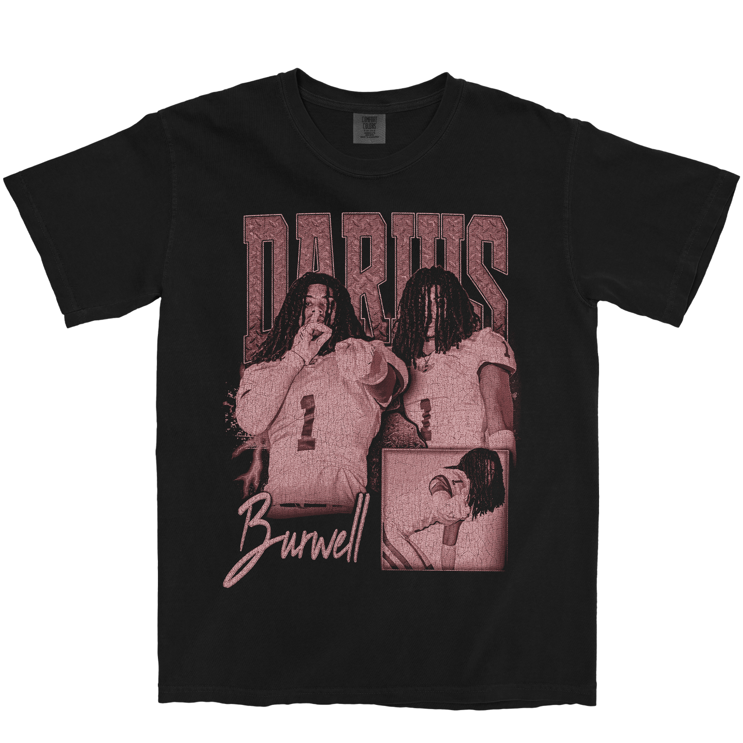 DARIUS BURWELL GRAPHIC BLACK TEE
